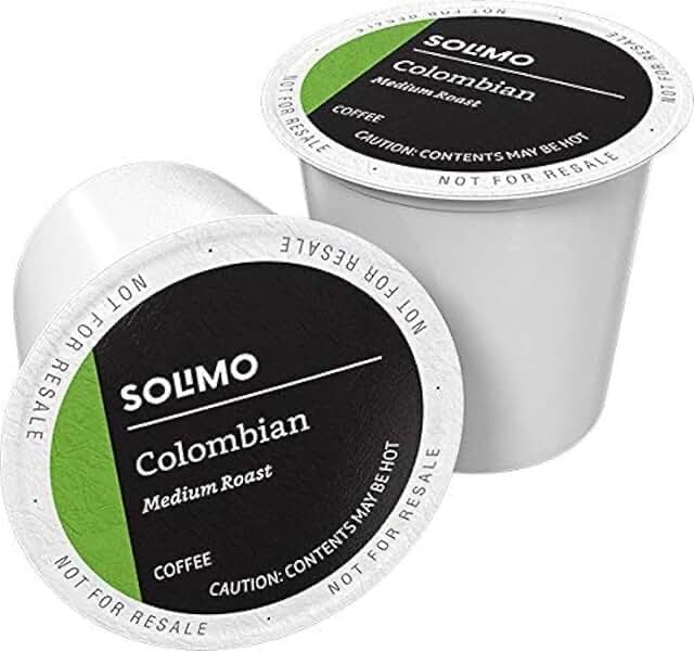 SOLIMO, COLOMBIAN 100 COUNT COFFEE PODS MEDIUM ROAST
