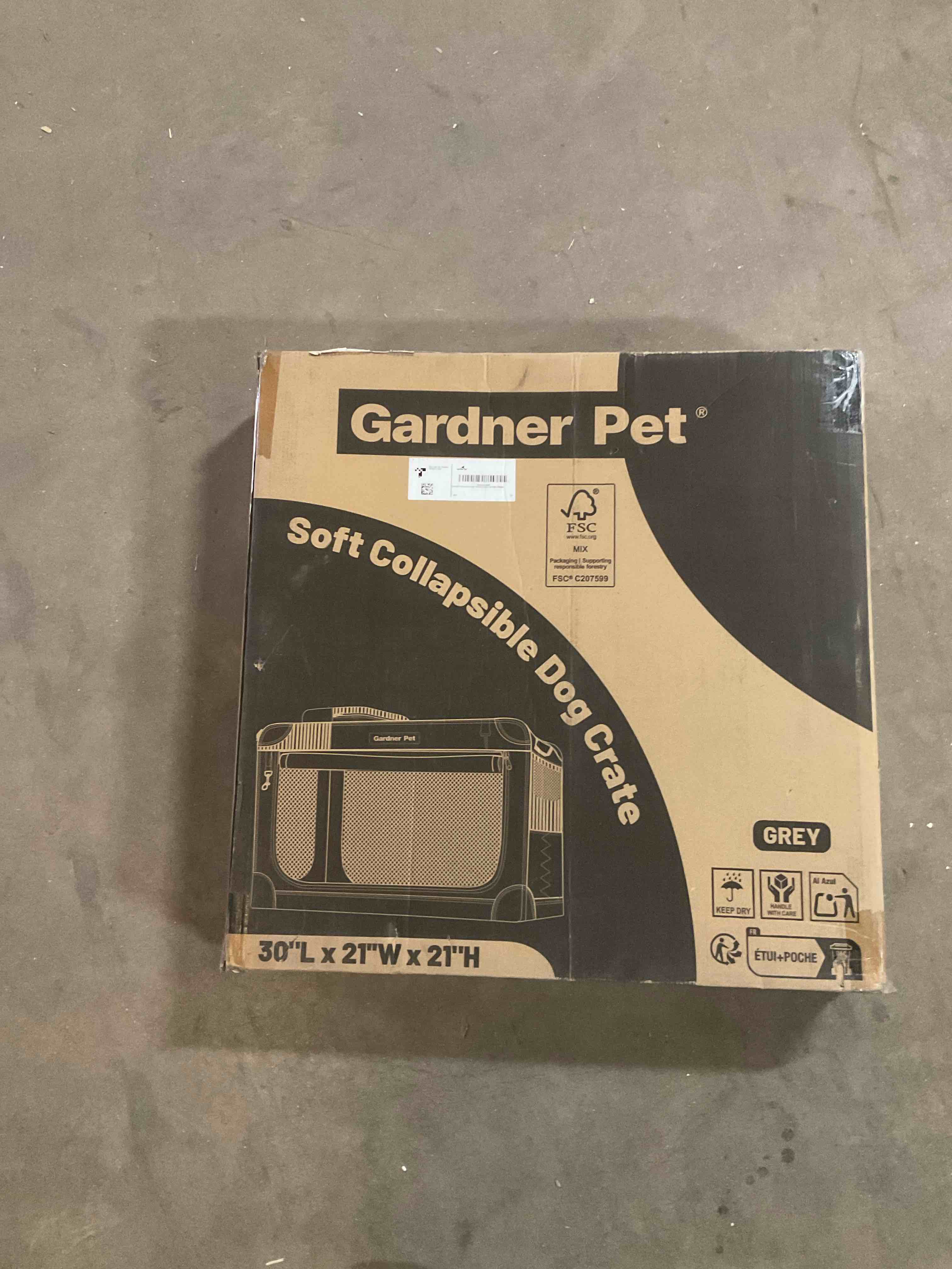 Condition photo showing Good Condition for 30 INCH SOFT COLLAPSIBLE DOG CRATE