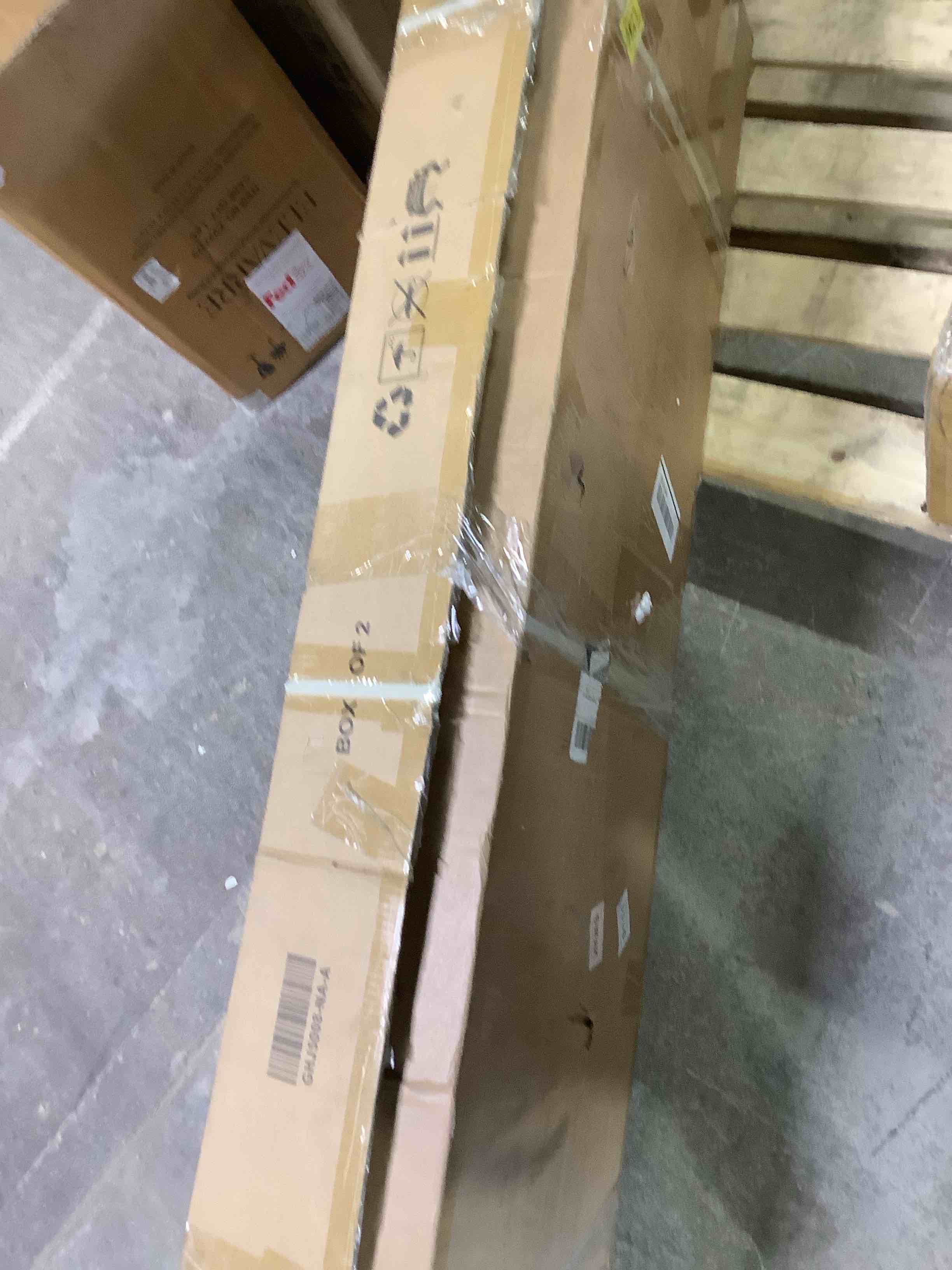 Condition photo showing Good Condition for Cove Fluted 70.8" TV Stand for TVs up to 85", Entertainment Center With 4 Storage Cabinets