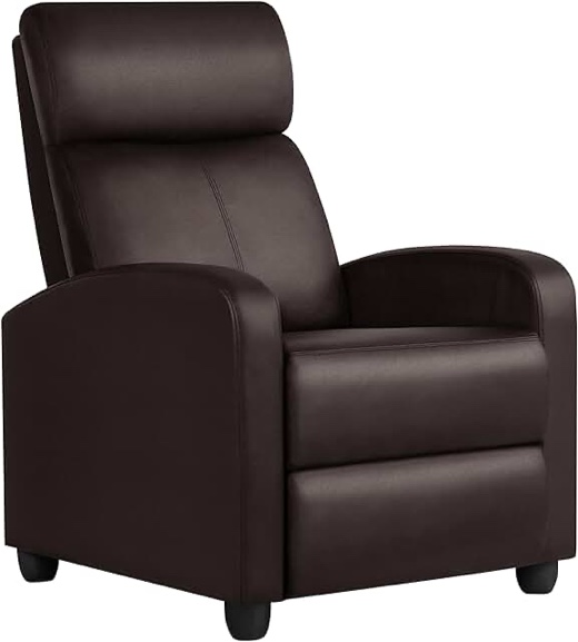 Faux Air Leather Recliner Chair Of Box2