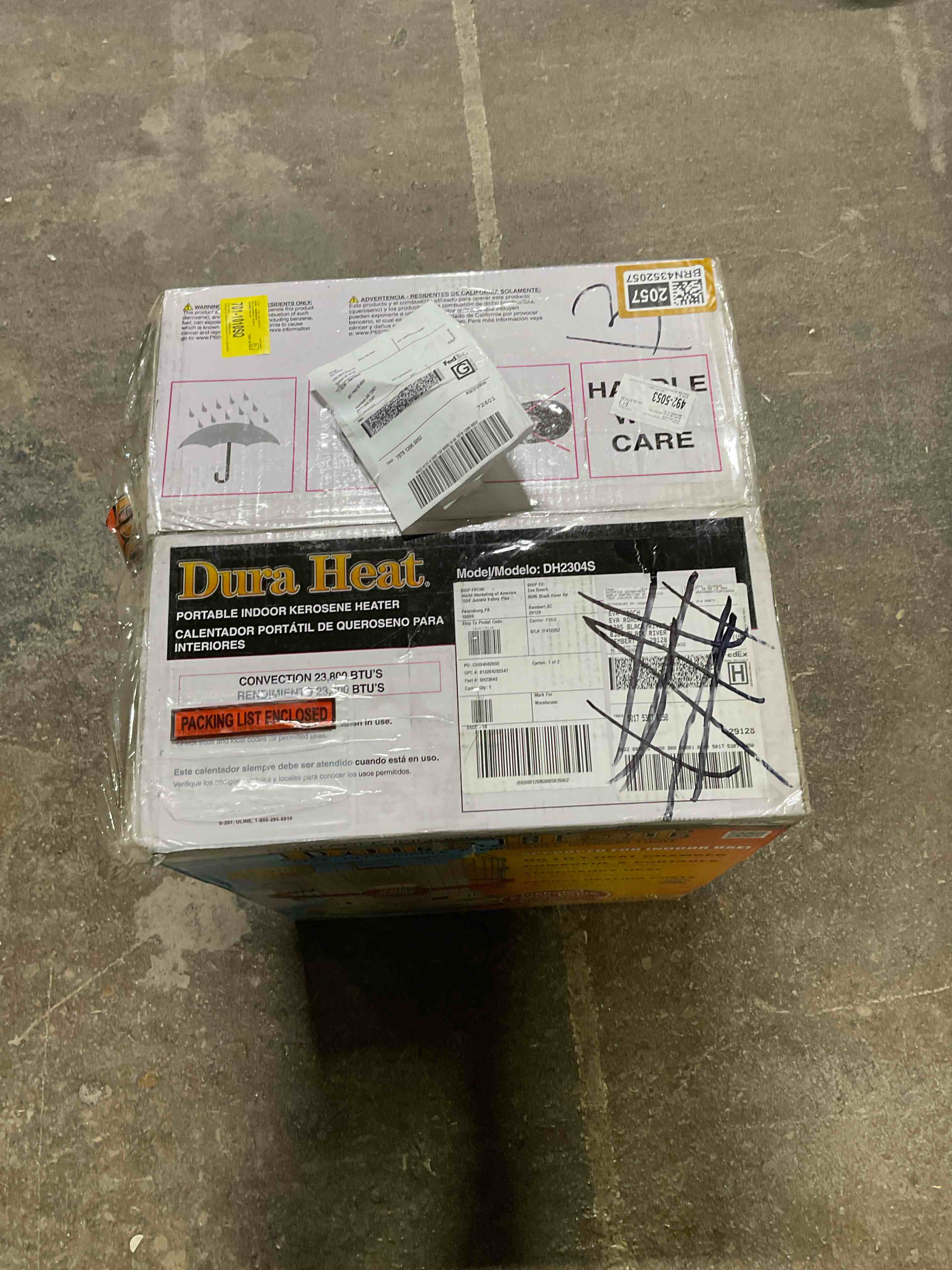 Condition photo showing Good Condition for Dura Heat Convection Kerosene Heater, 23,800 BTU, Indoor Portable Heater - DH2304S