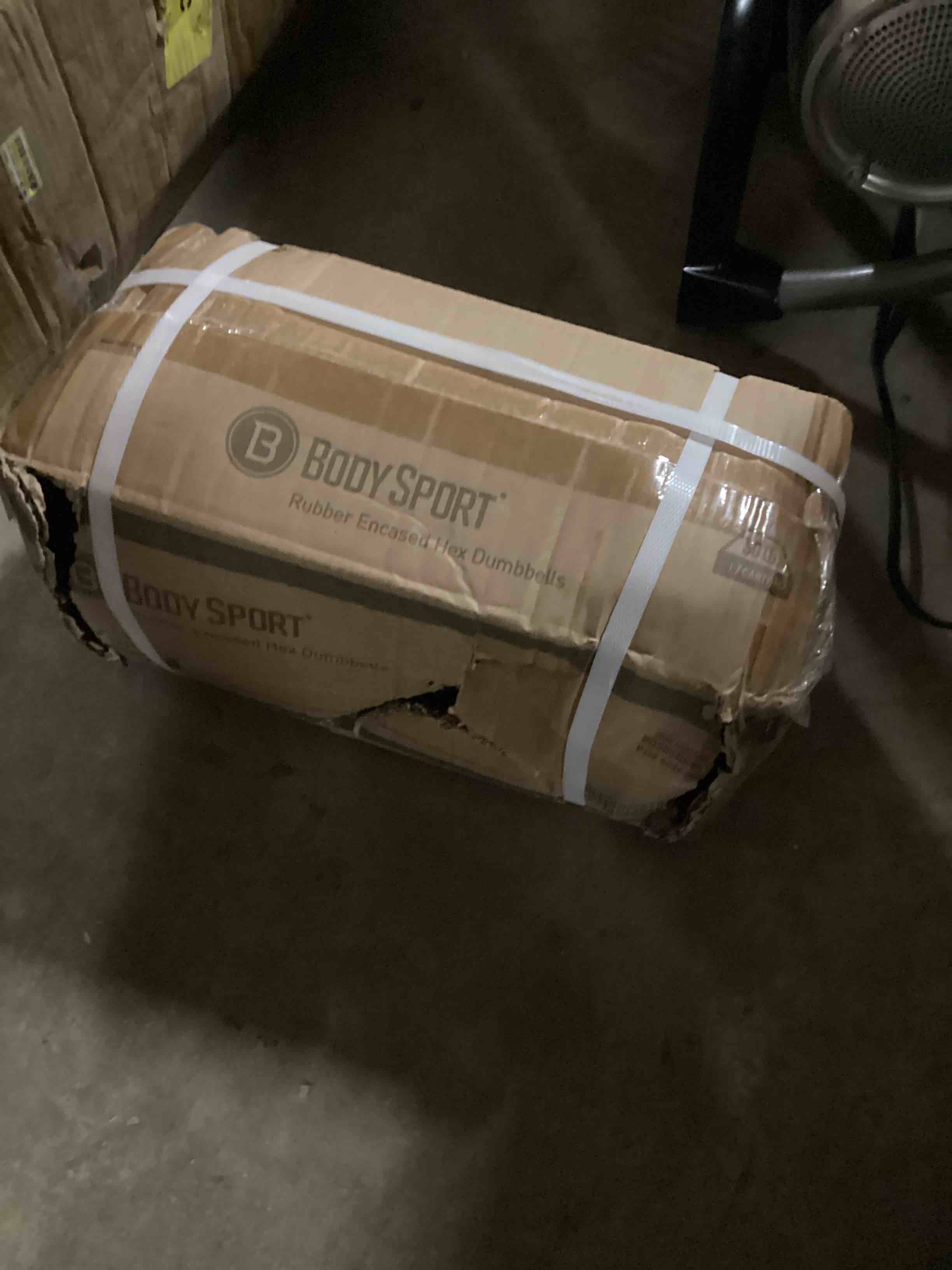 Condition photo showing Good Condition for 50 lb dumbbell