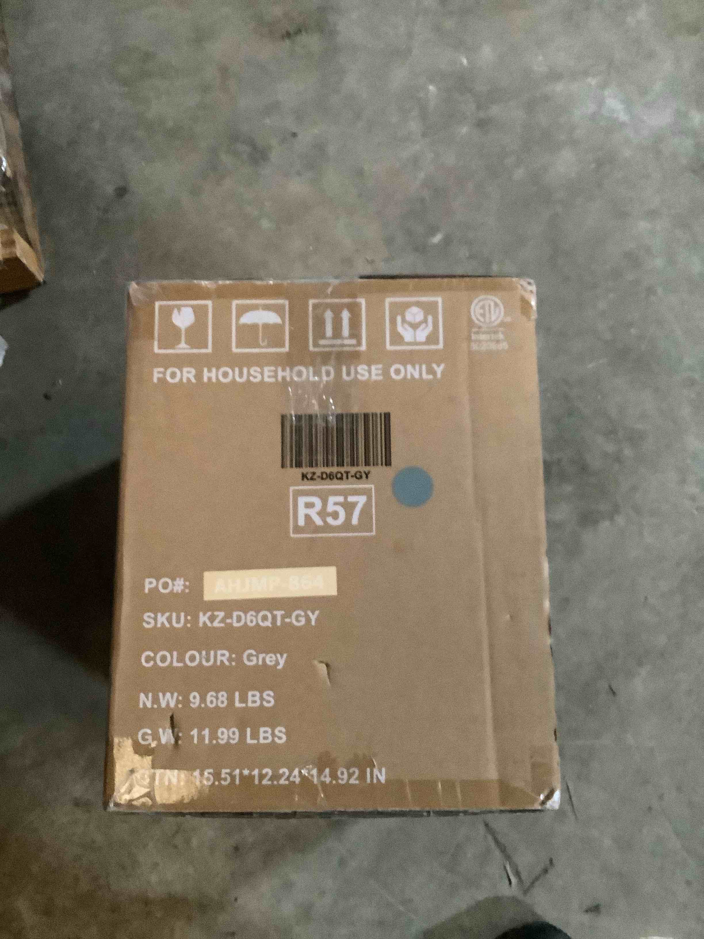 Condition photo showing Good Condition for air fryer Kz-d6qt-gy