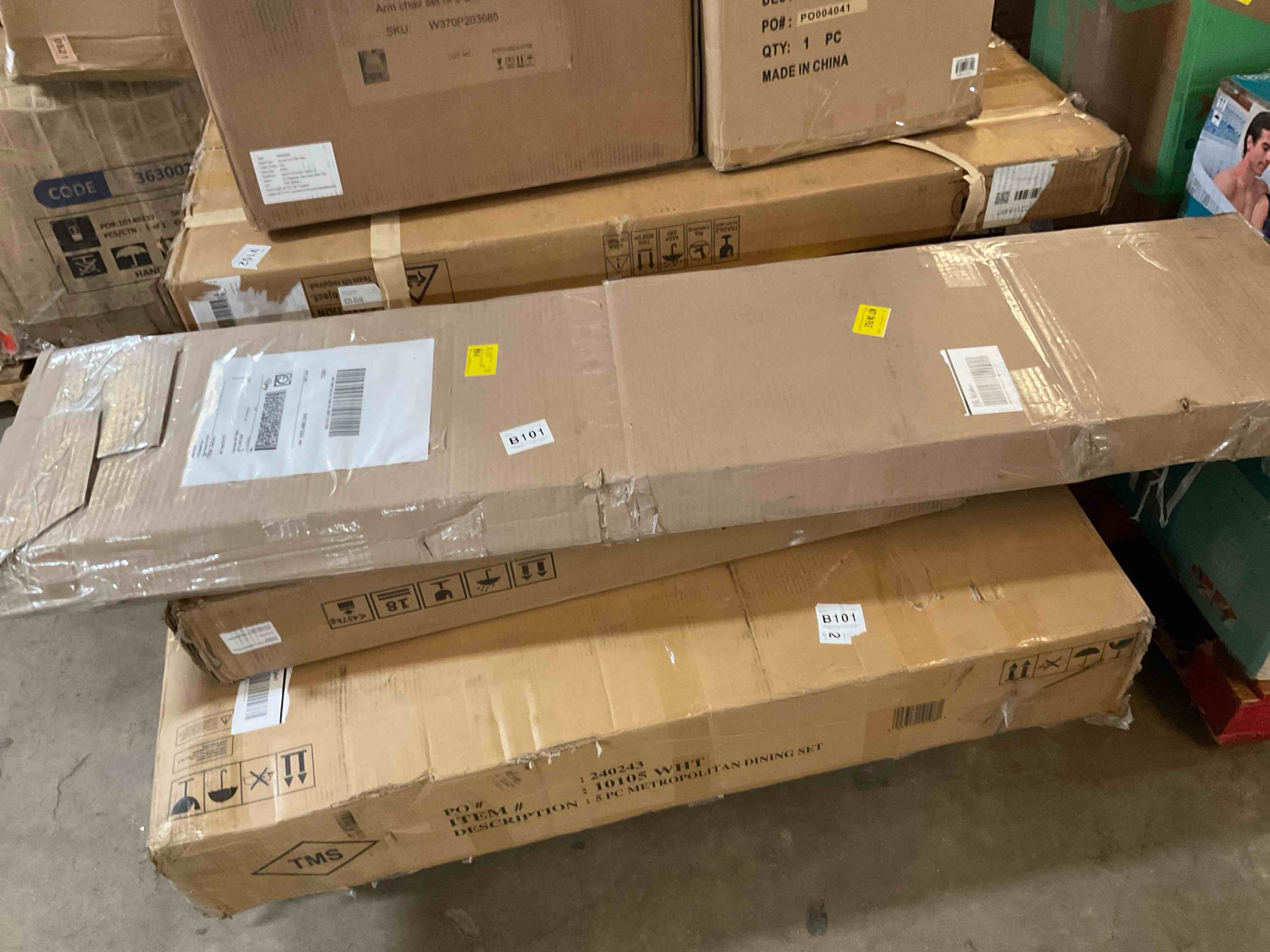 Condition photo showing Good Condition for (incomplete)Alvilda 62.9\u0027\u0027 W Modern Sideboard Buffet with Glass Doors