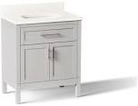 30\u0027\u0027 Single Bathroom Vanity with Ceramic Top