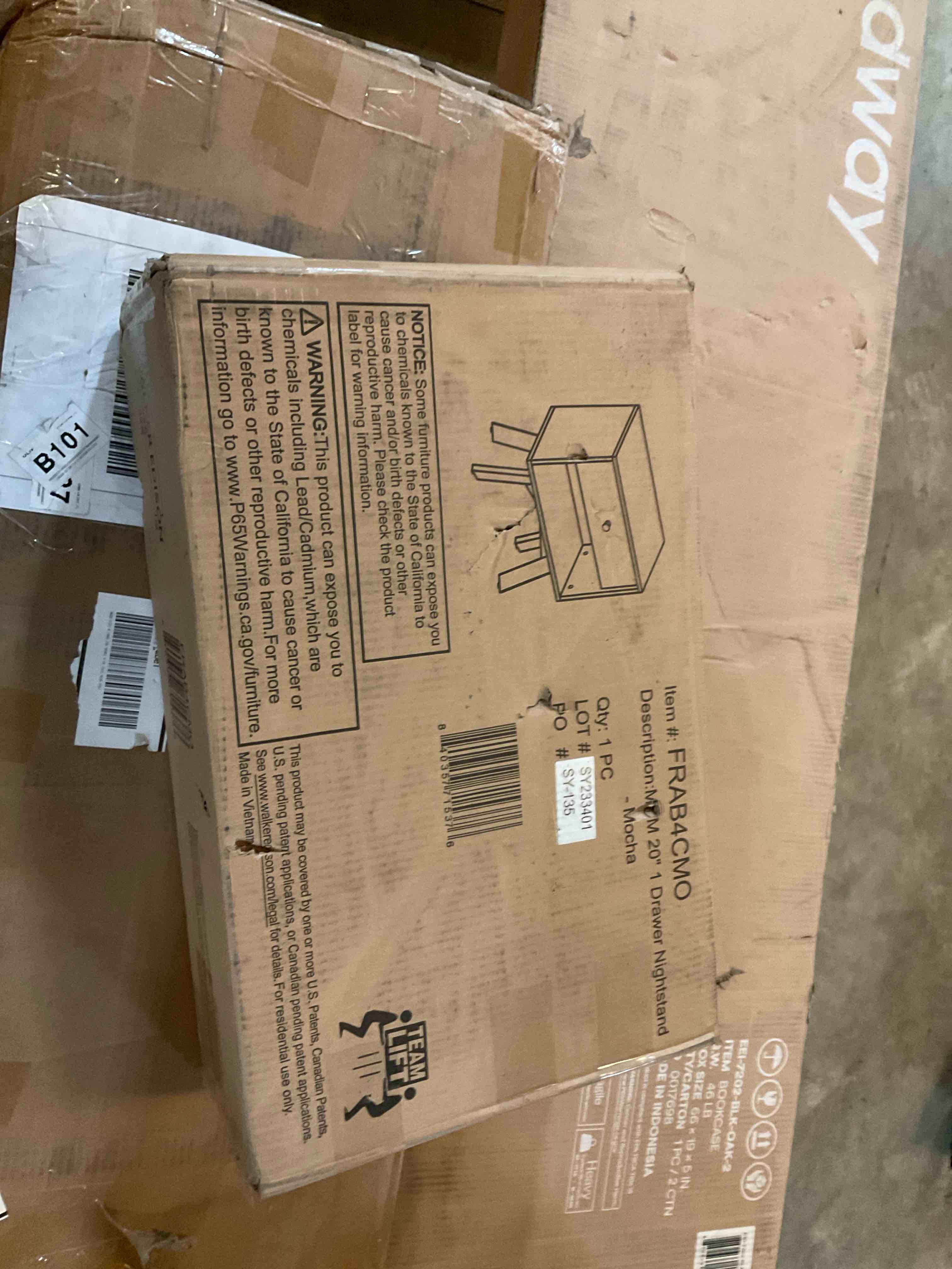 Condition photo showing Good Condition for MCM 20" 1 Drawer Nightstand