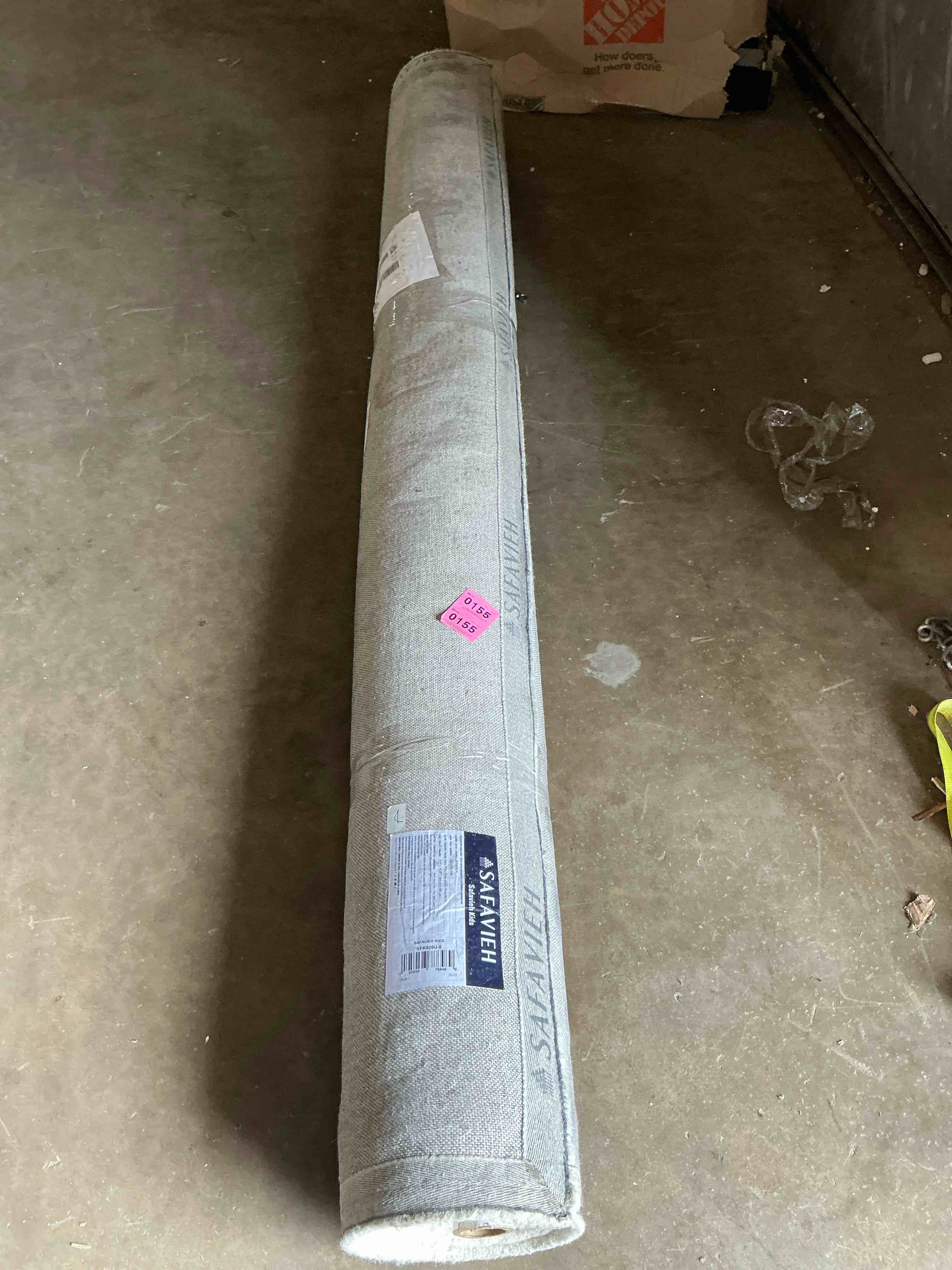 Condition photo showing Good Condition for Lowman Polka Dots Hand Tufted Wool/Cotton in Ivory/Pink Area Rug