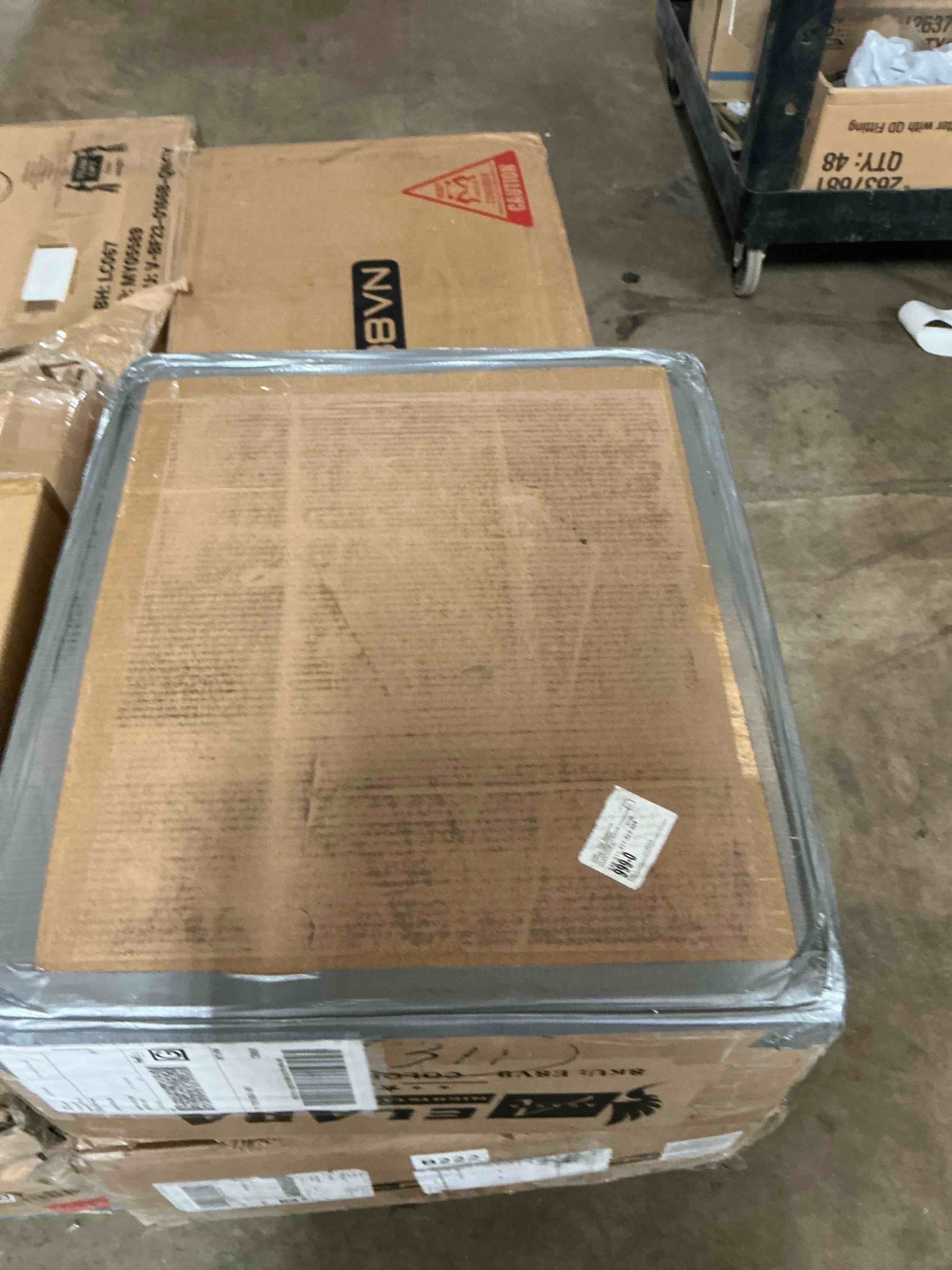 Condition photo showing Good Condition for Elara Solid Wood 2-Drawer Nightstand with Carved Wood Grain â€“ Mid-Century Modern Bedside Table for Bedroom or Living Room, 5 Years Warranty