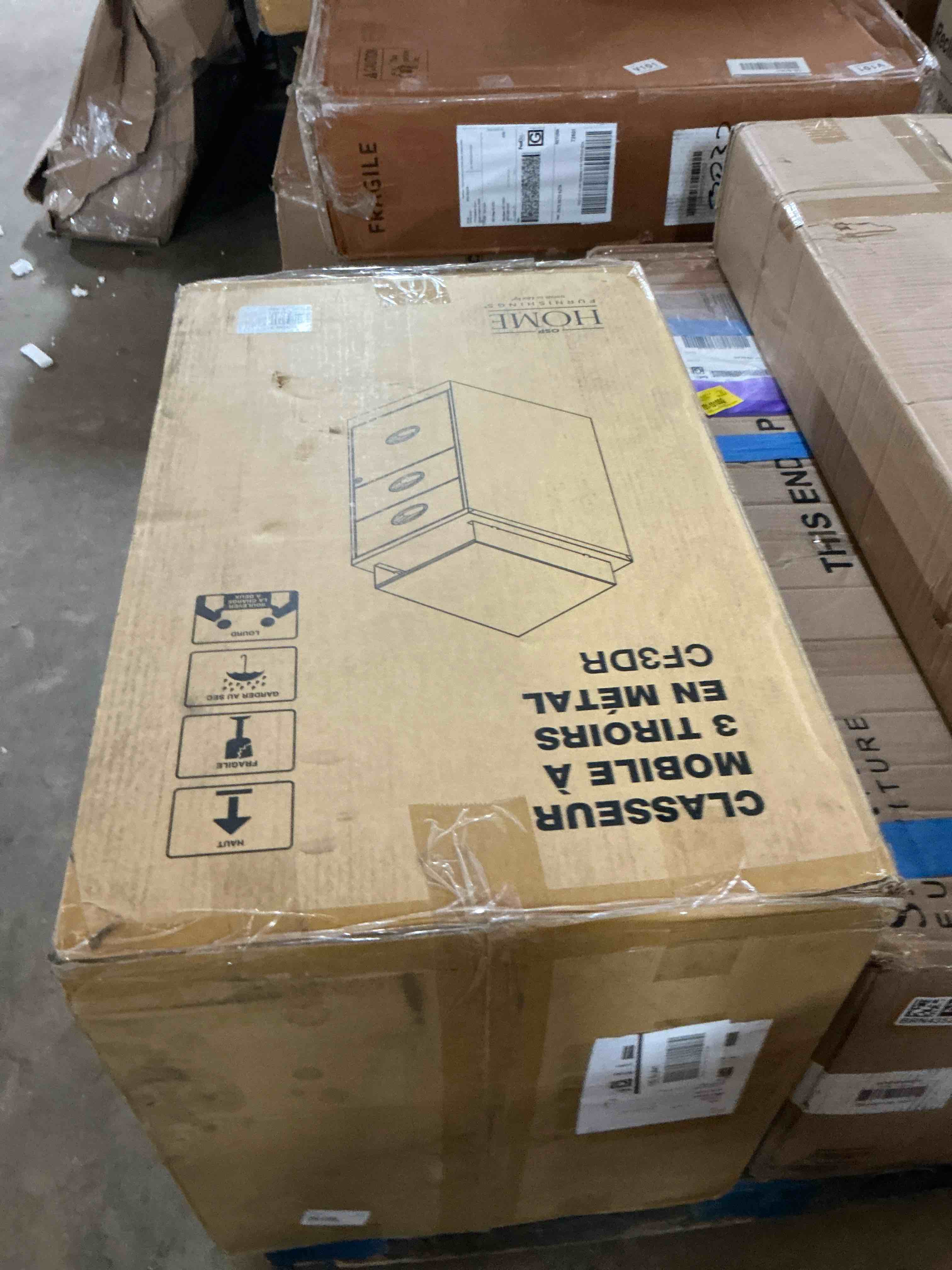 Condition photo showing Good Condition for 3-Drawer Vertical Filing Cabinet