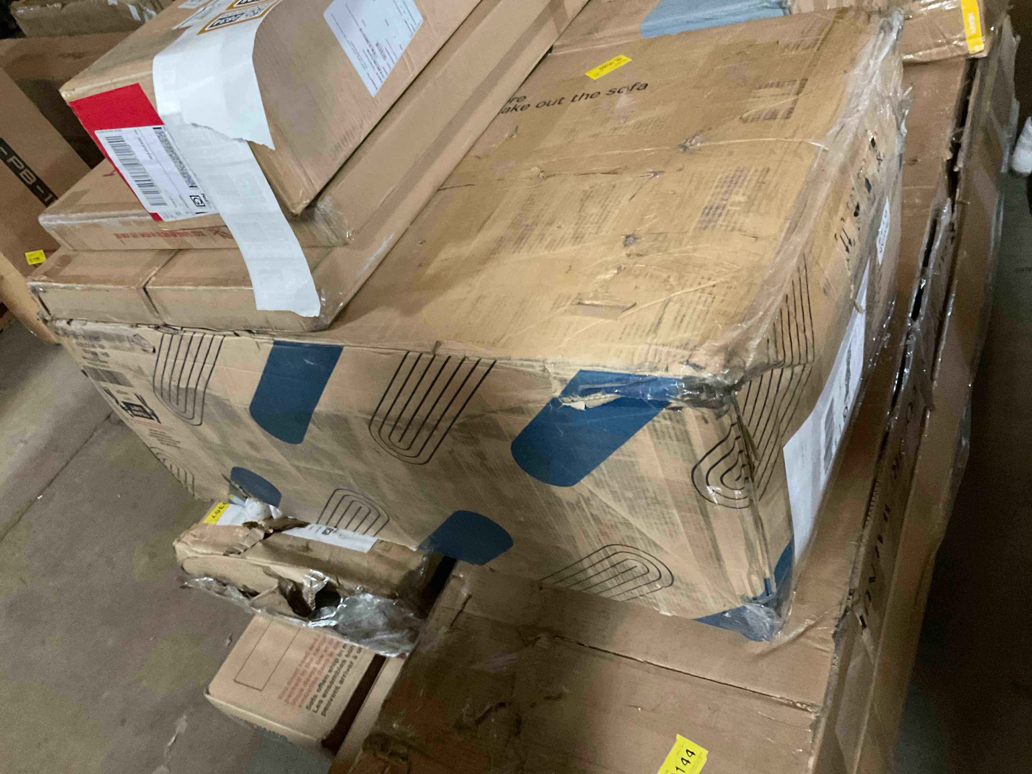 Condition photo showing Good Condition for the Sleeper Long Convertible Sofa Bed, Versatile Comfort, Multi-functional Sofa