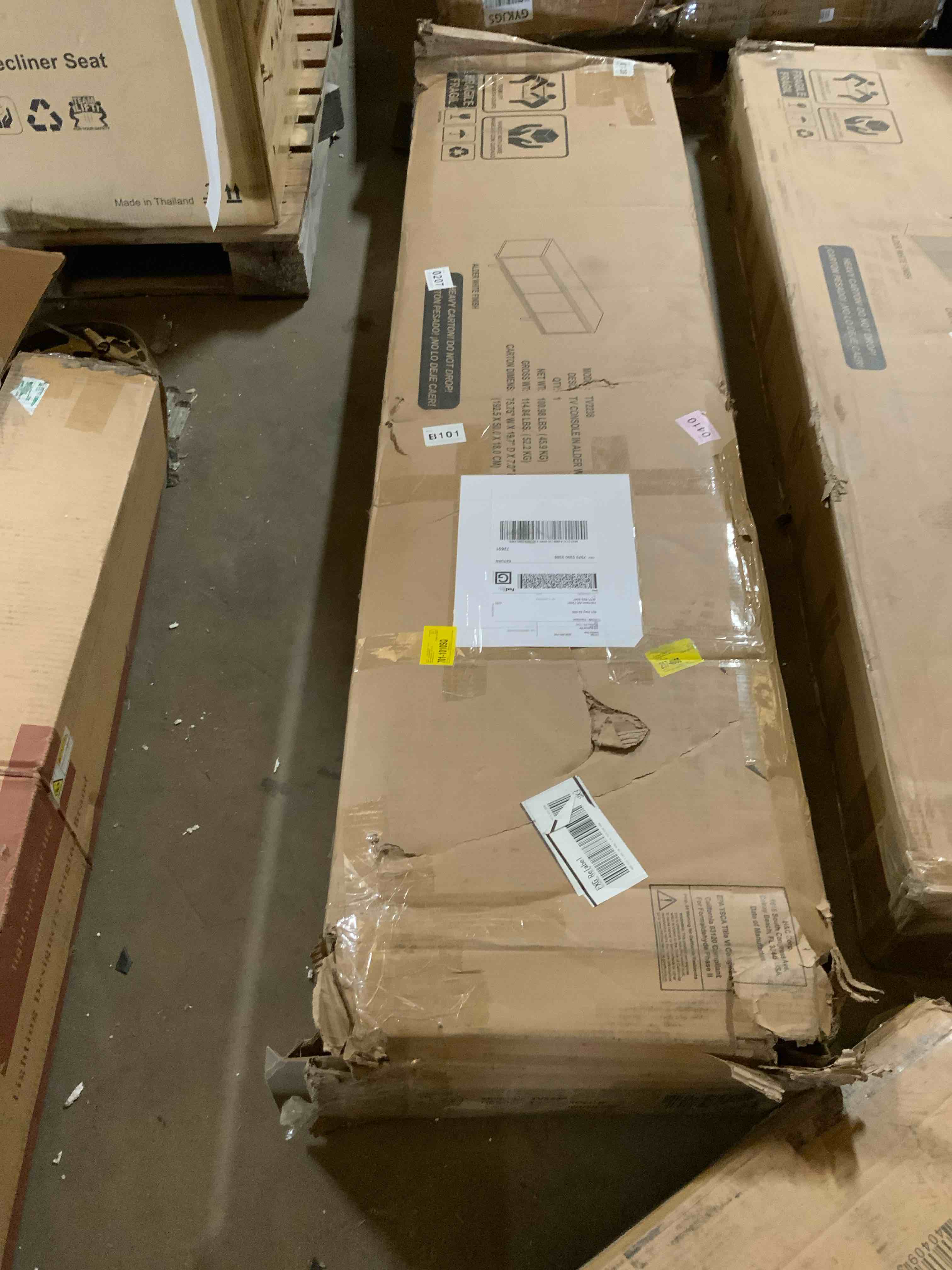 Condition photo showing Good Condition for Duran Rectangular TV Stand for TV\u0027s up to 75"