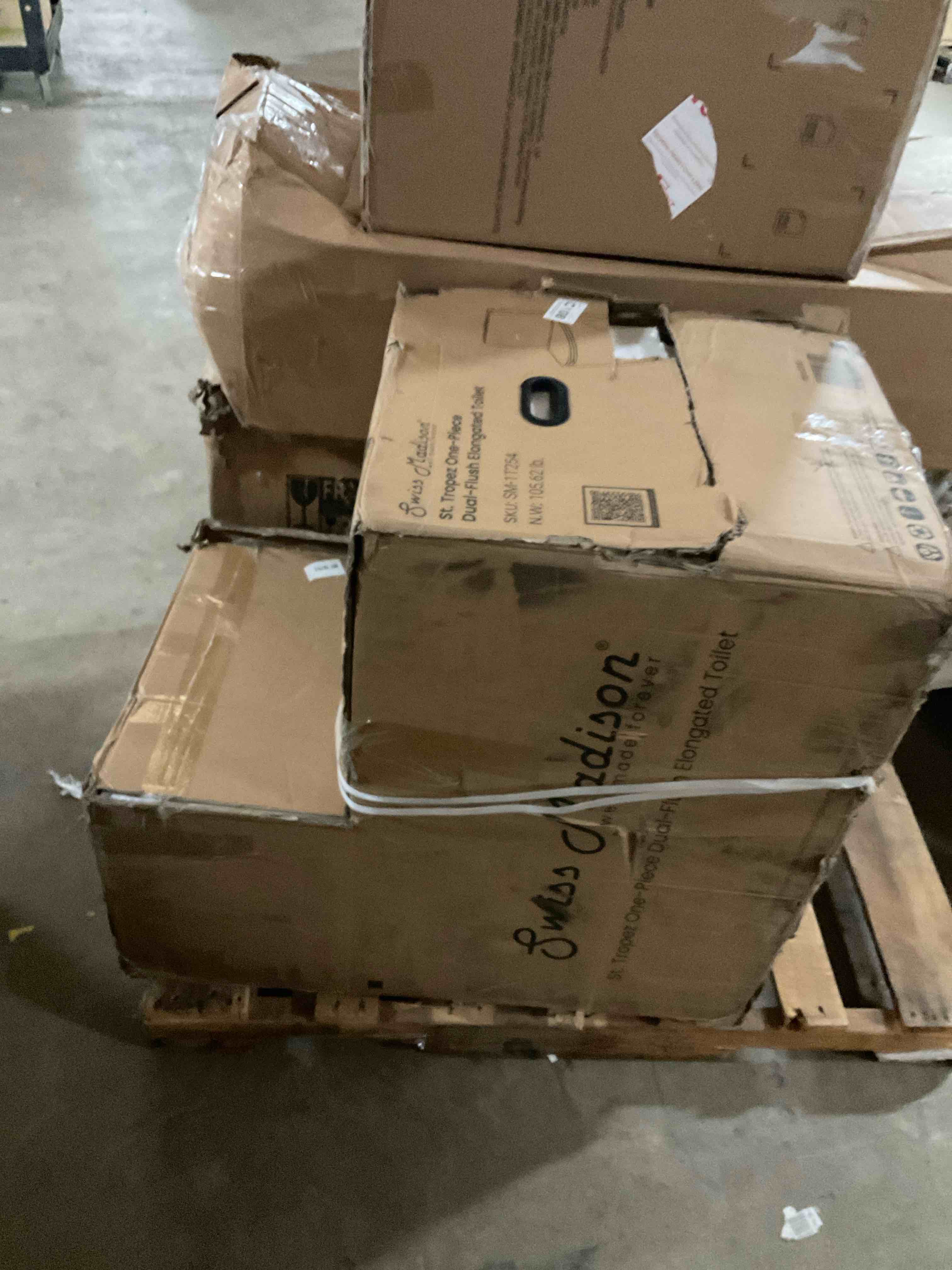 Condition photo showing Good Condition for St. Tropez One-Piece Elongated Toilet Vortex Dual-Flush 1.1/1.6 gpf