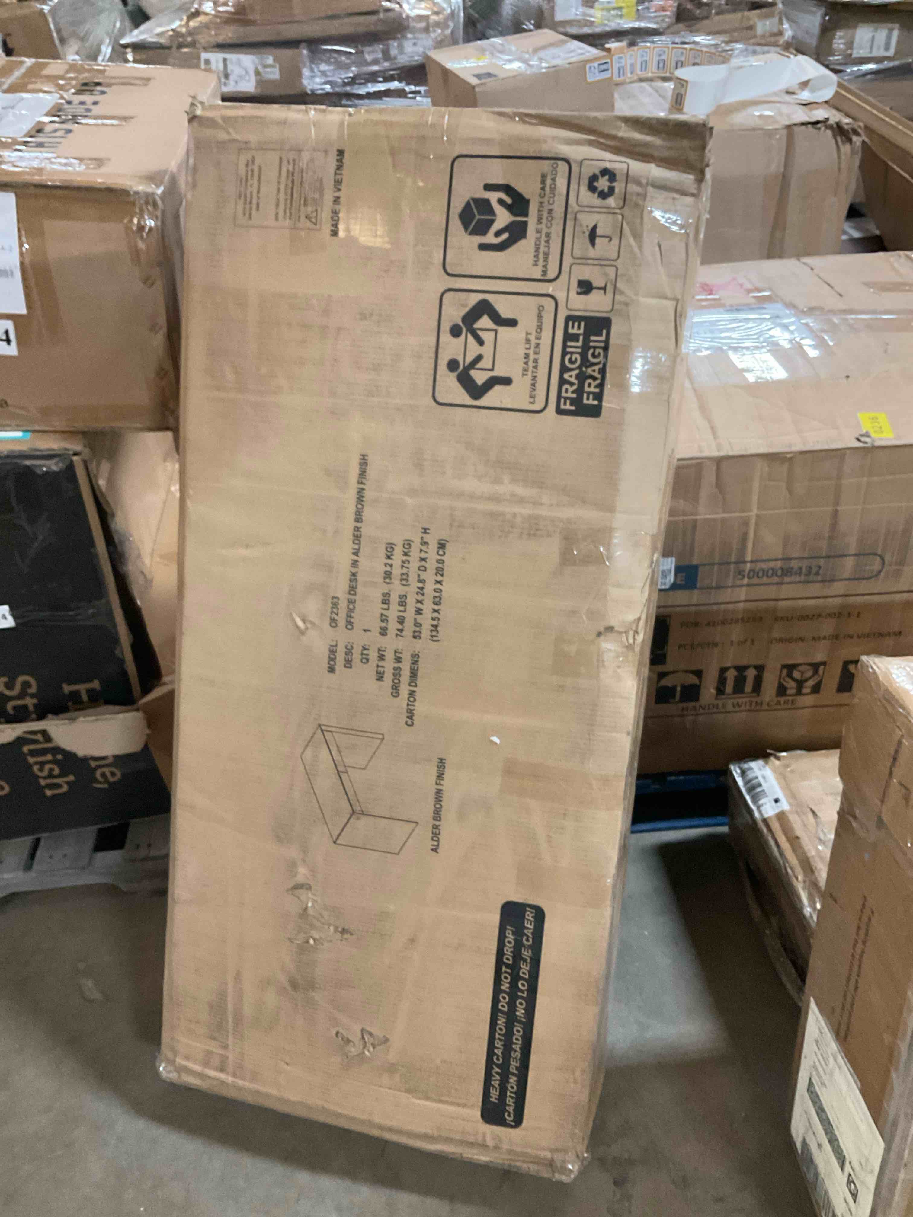 Condition photo showing Good Condition for Harlan 48\u0027\u0027 Wide Rectangular Desk