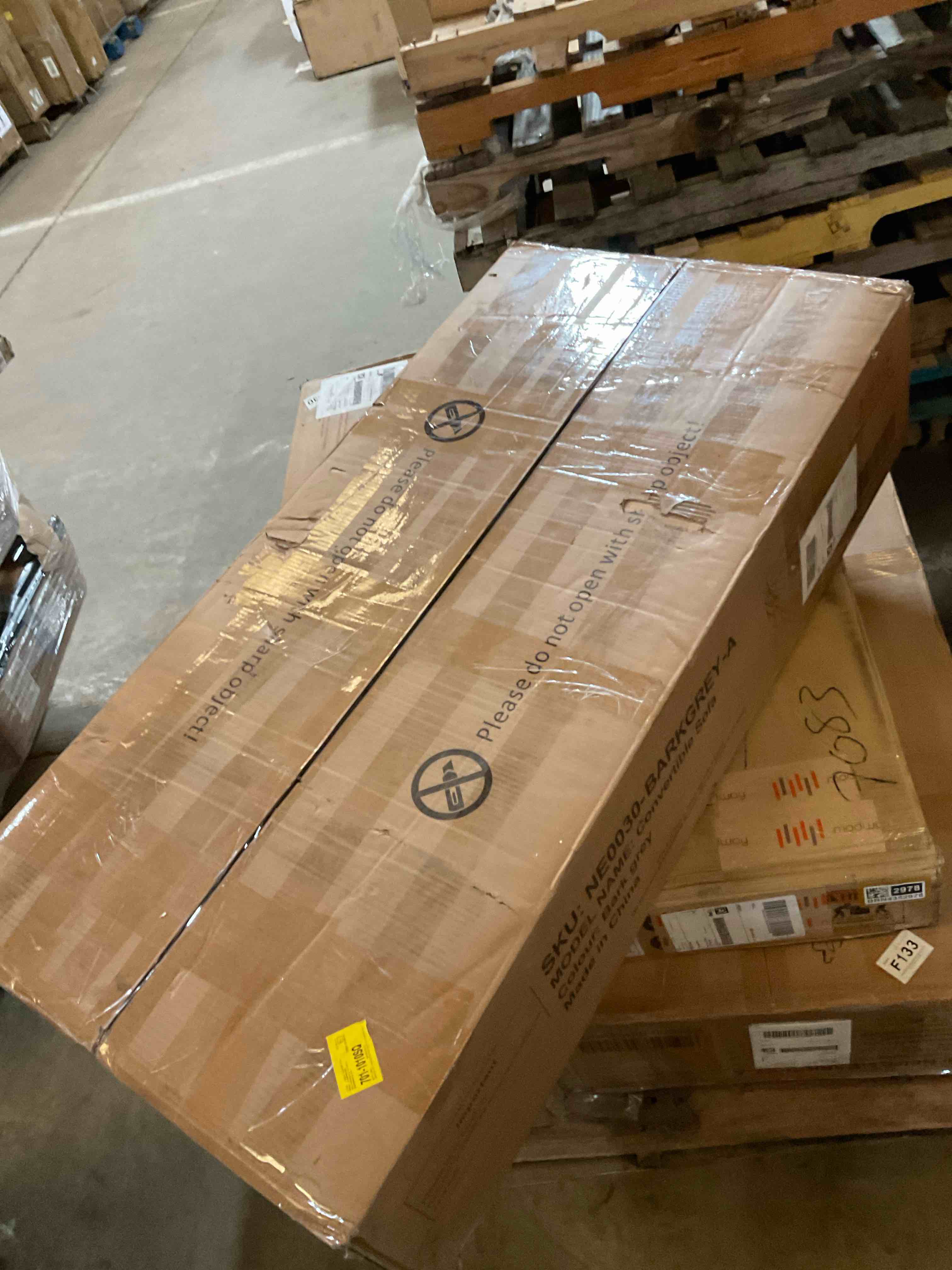 Condition photo showing Good Condition for L-shaped Sectional Sofa Bed Pull Out Sleeper Couch With Storage Chaise