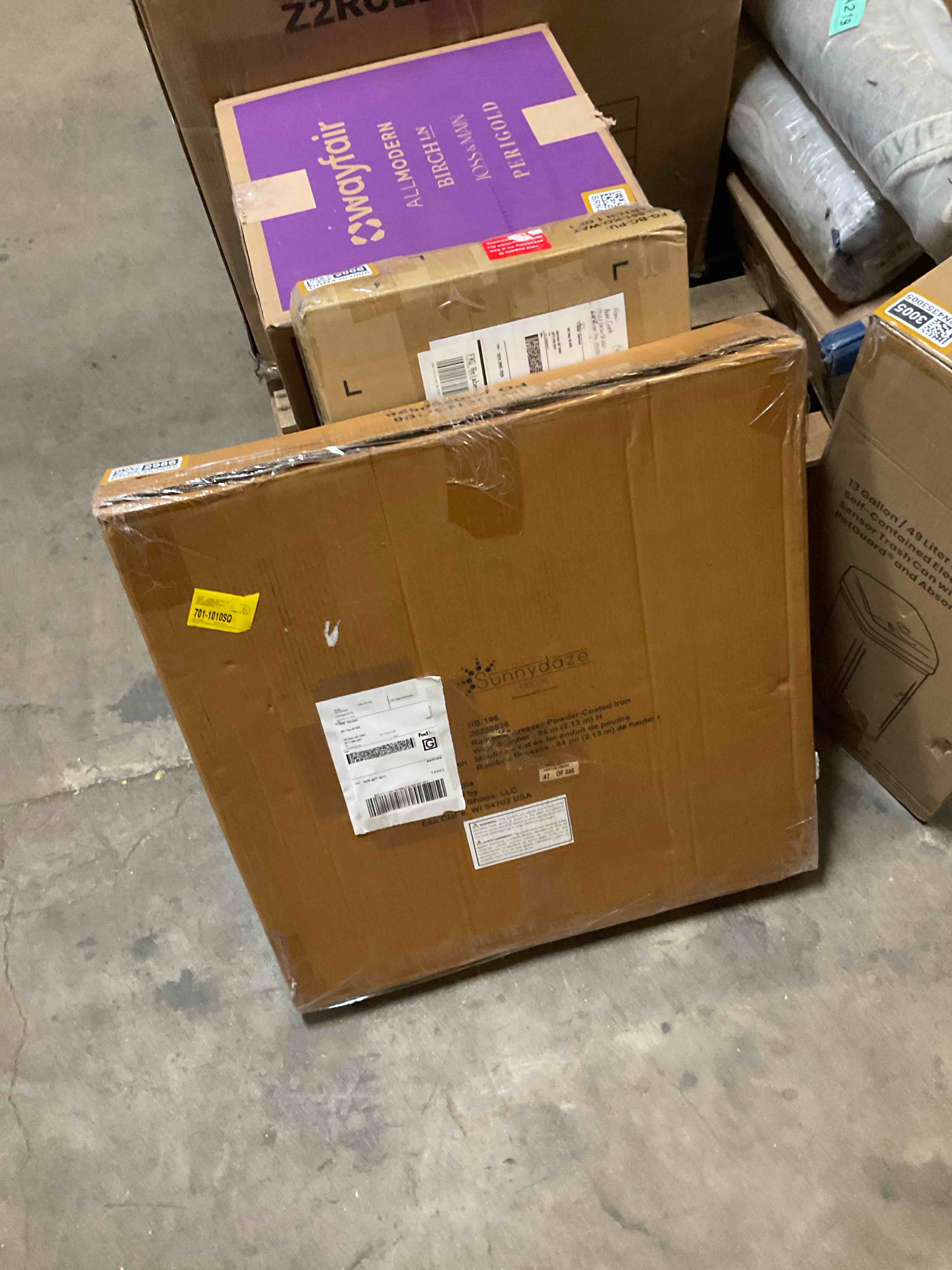 Condition photo showing Good Condition for Vincenza 84" Red, Yellow, Blue, Green, and Yellow Solid Iron Wind Spinner