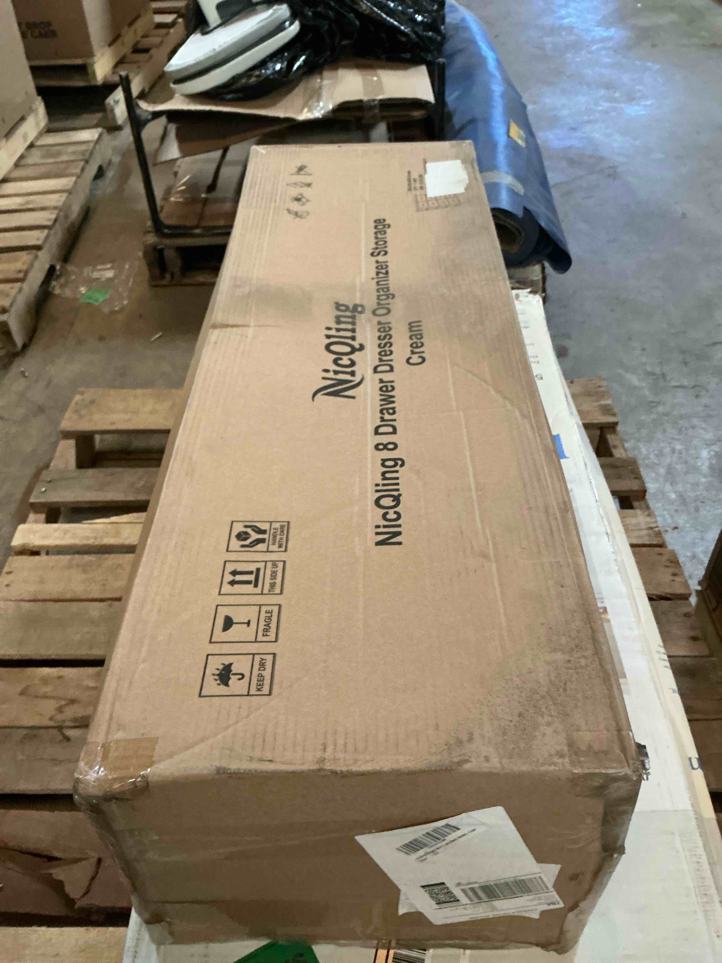 Condition photo showing Good Condition for Nicqling 8 Drawers Dresser Organizer Storage