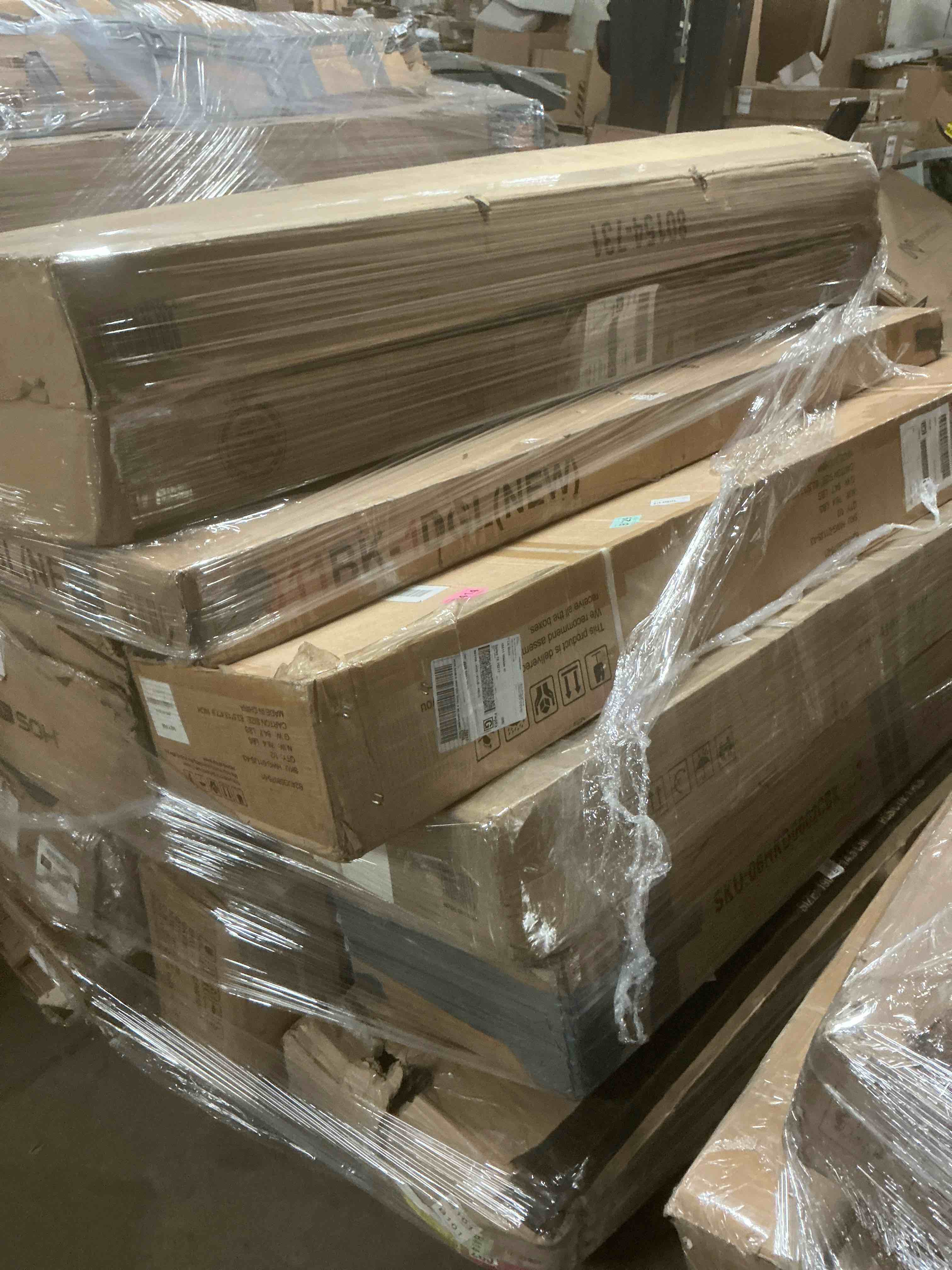 Condition photo showing As Is for Miscellaneous Furniture Pallet (Must take full pallet)