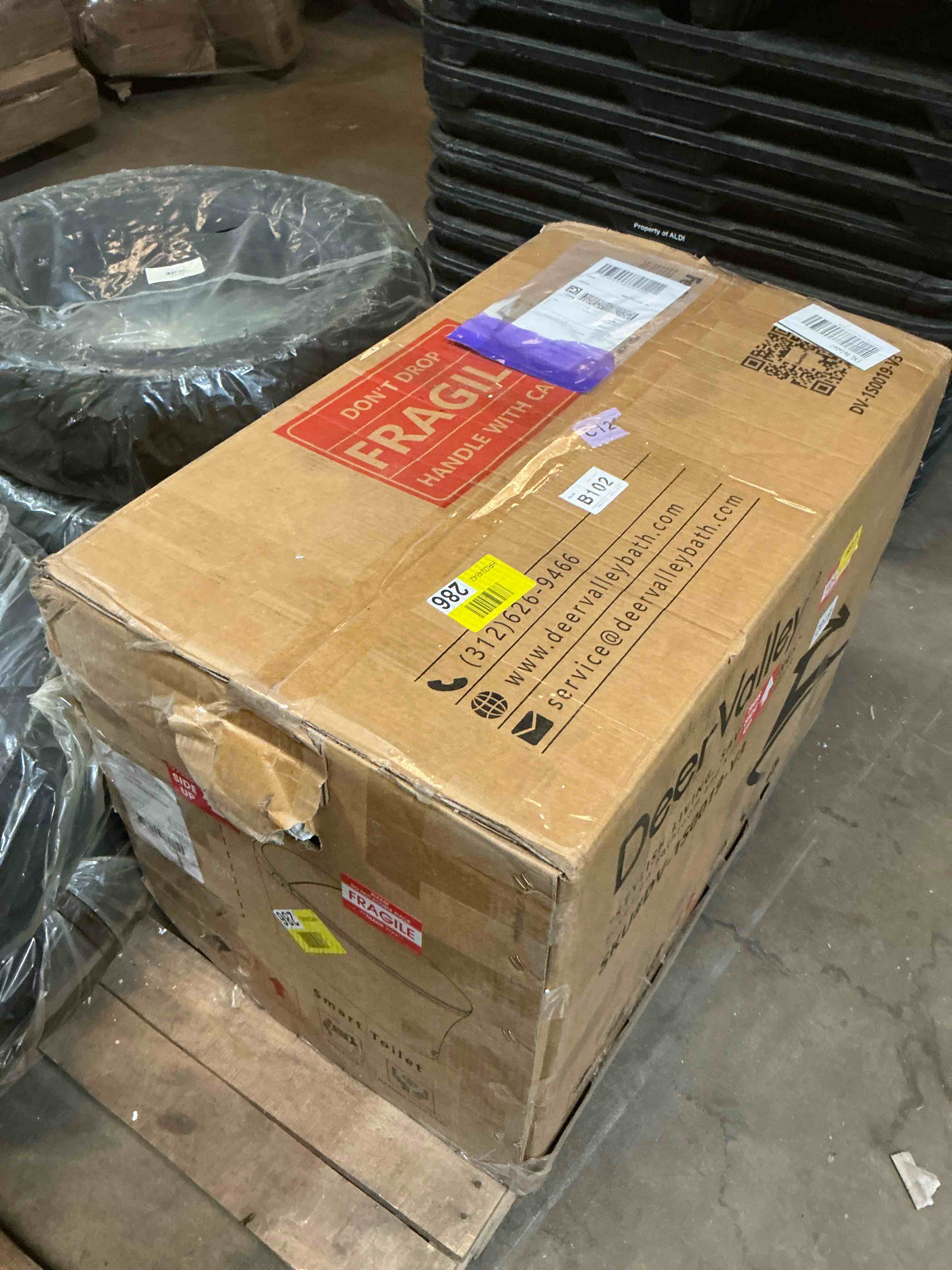 Condition photo showing Good Condition for Smart Elongated Toilet, Auto Open \u0026 Close, Warm Wash/Dryer, Soft Closing, Heated Seat, Wireless Remote Control, Premium