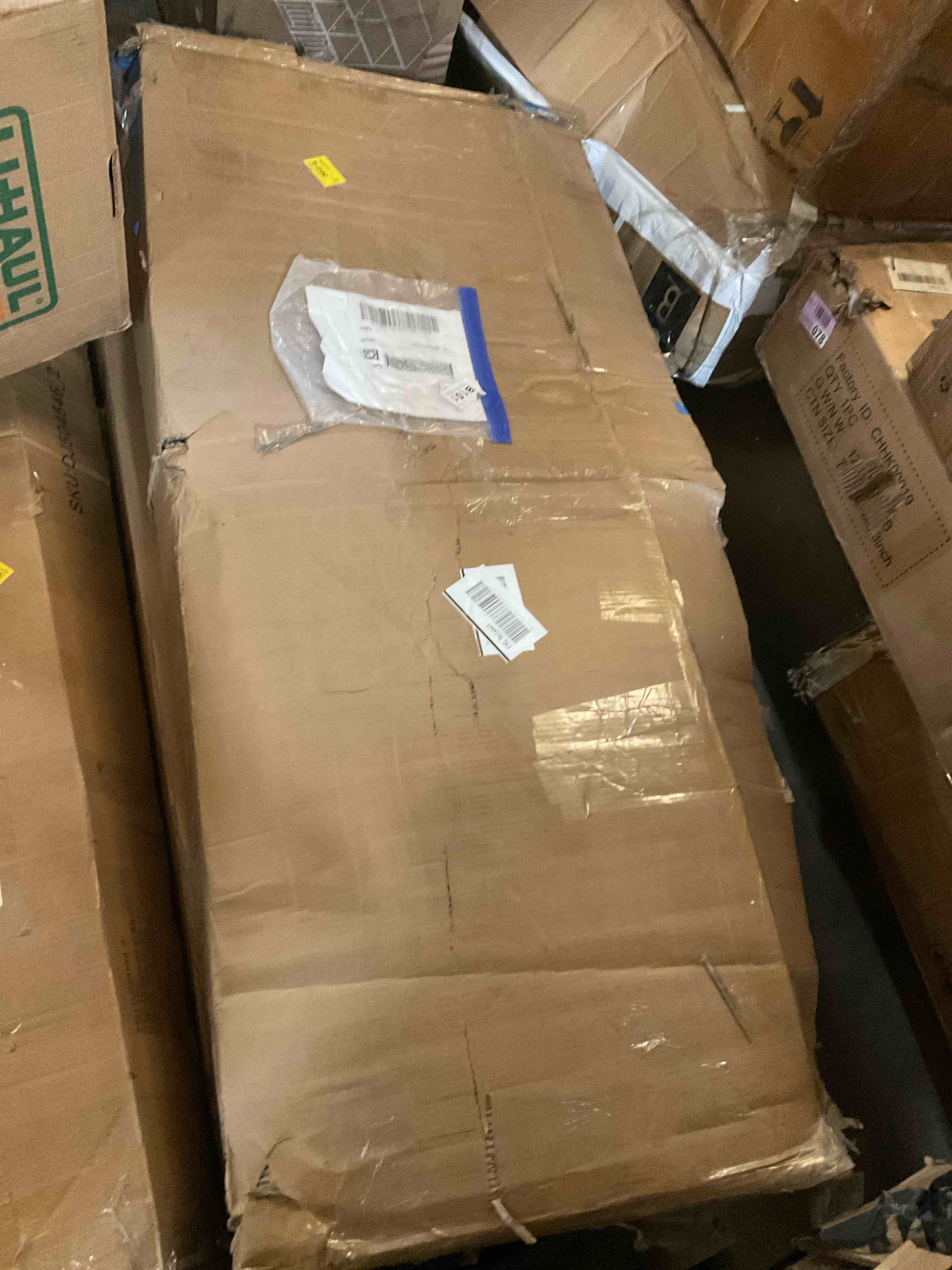 Condition photo showing Good Condition for vianna white modern armoire with soft-close doors — mdf wardrobe closet with shelves \u0026 drawers