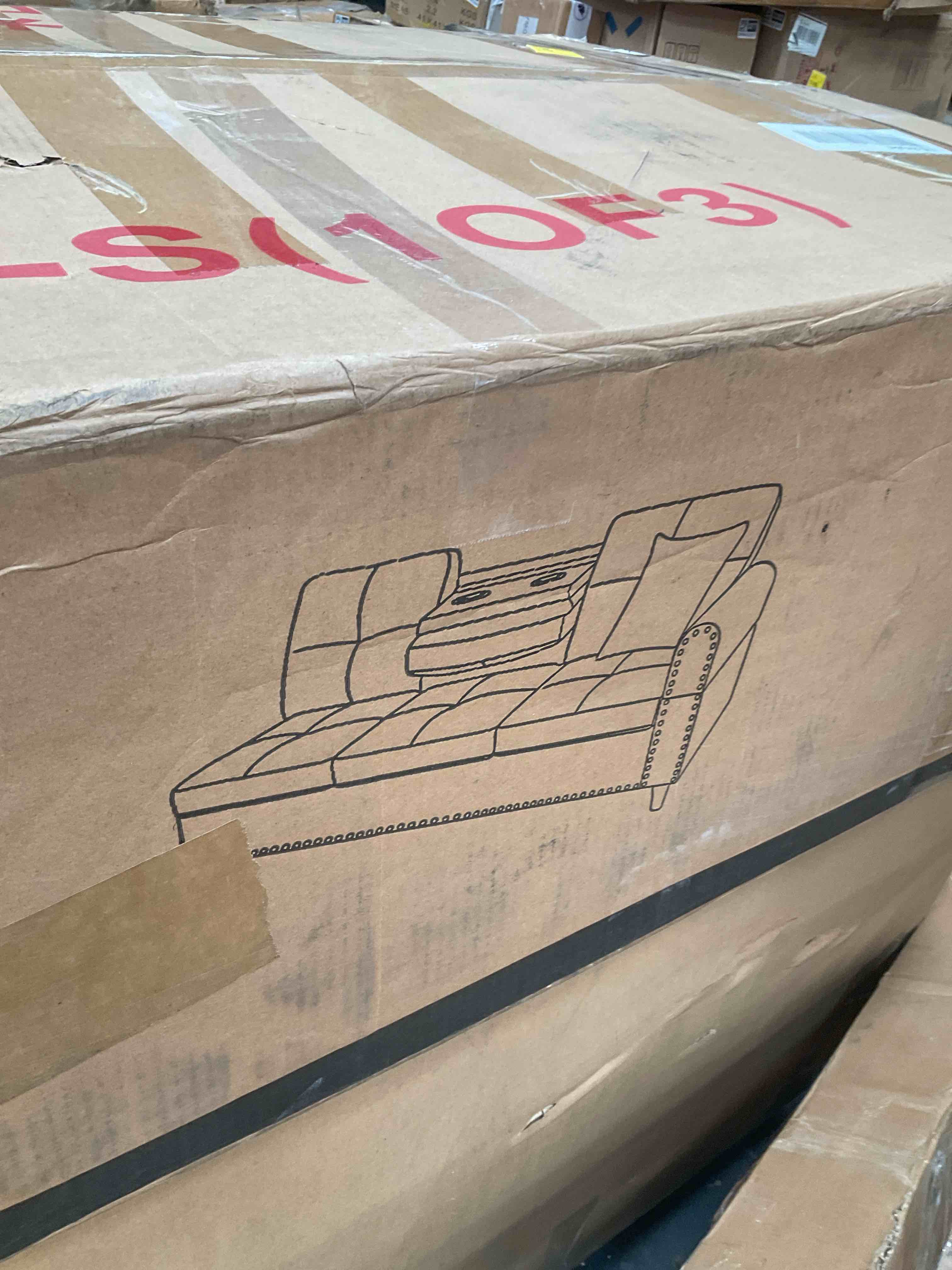 incomplete DVV4034-Sofa dark gray 