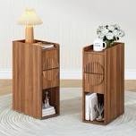 2-drawer narrow nightstand