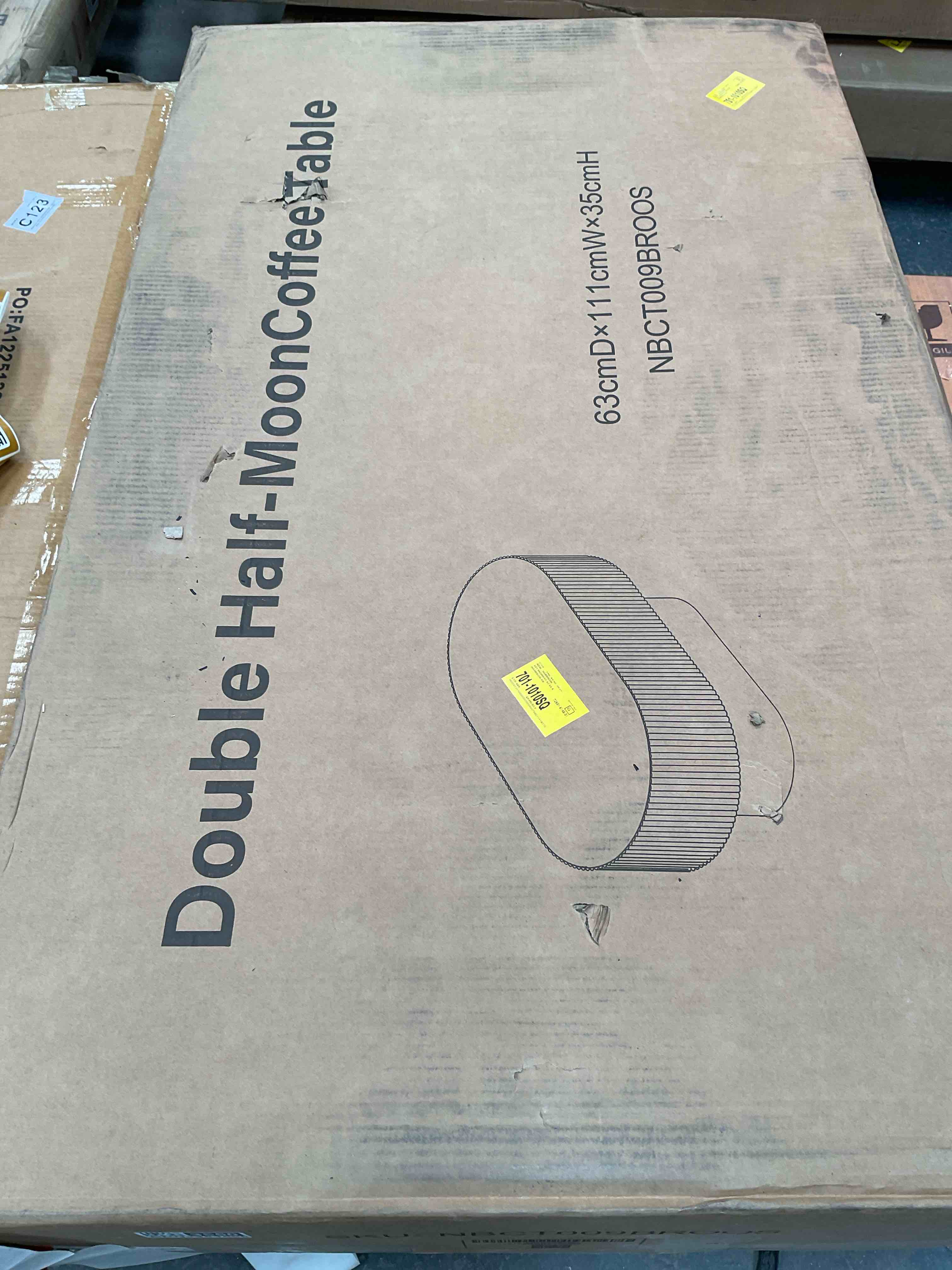 double Half Moon coffee table