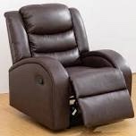 faux air leather recliner chair of box2