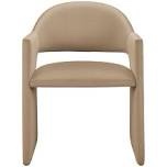 talia performance velvet dining armchair
