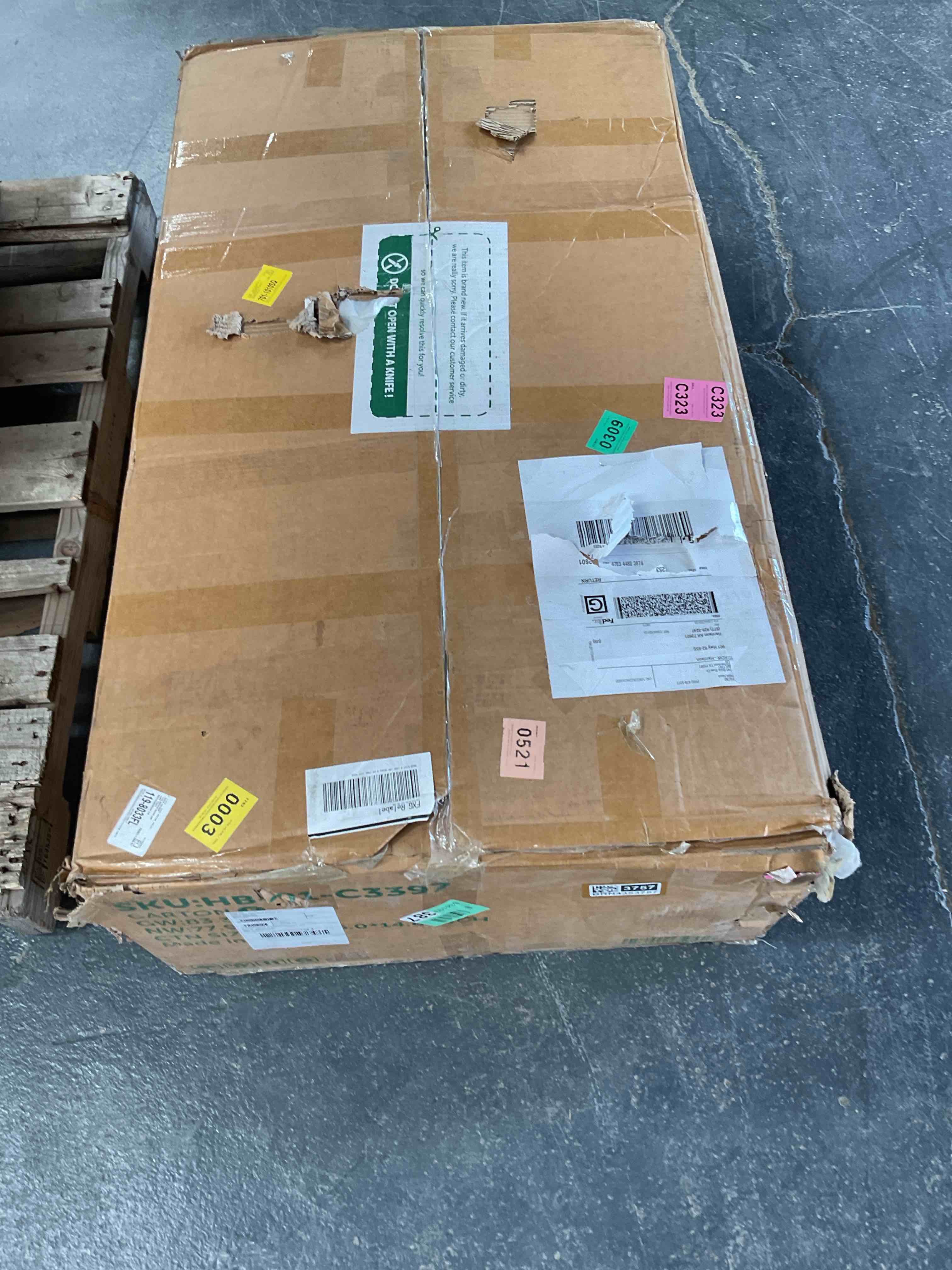 Condition photo showing Good Condition for carton b1: pull out sofa bed module & parts beige
