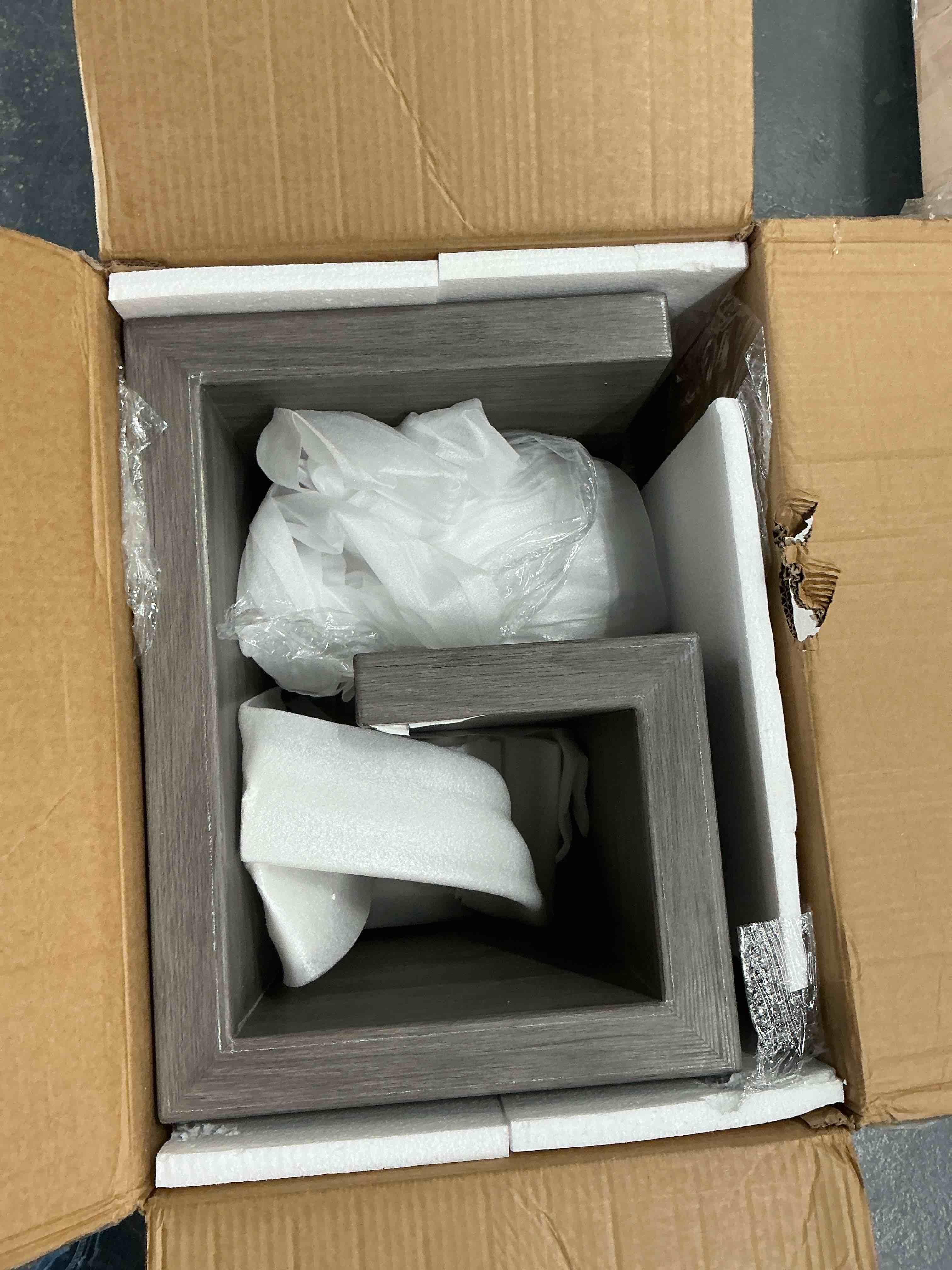 Symmetry Accent Side Table Grey 