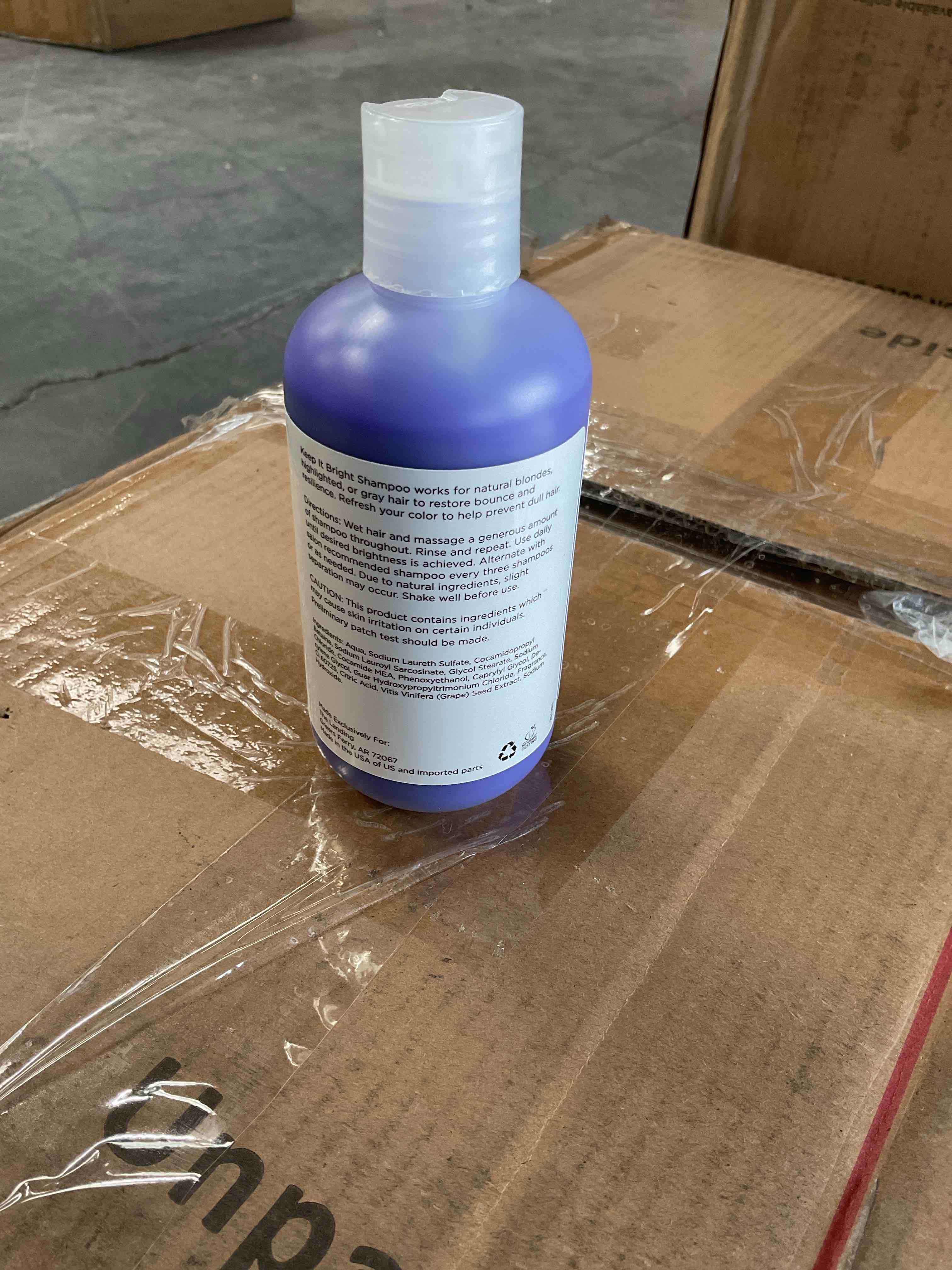 Condition photo showing Good Condition for the landing keep it bright violet toning shampoo 24 pack