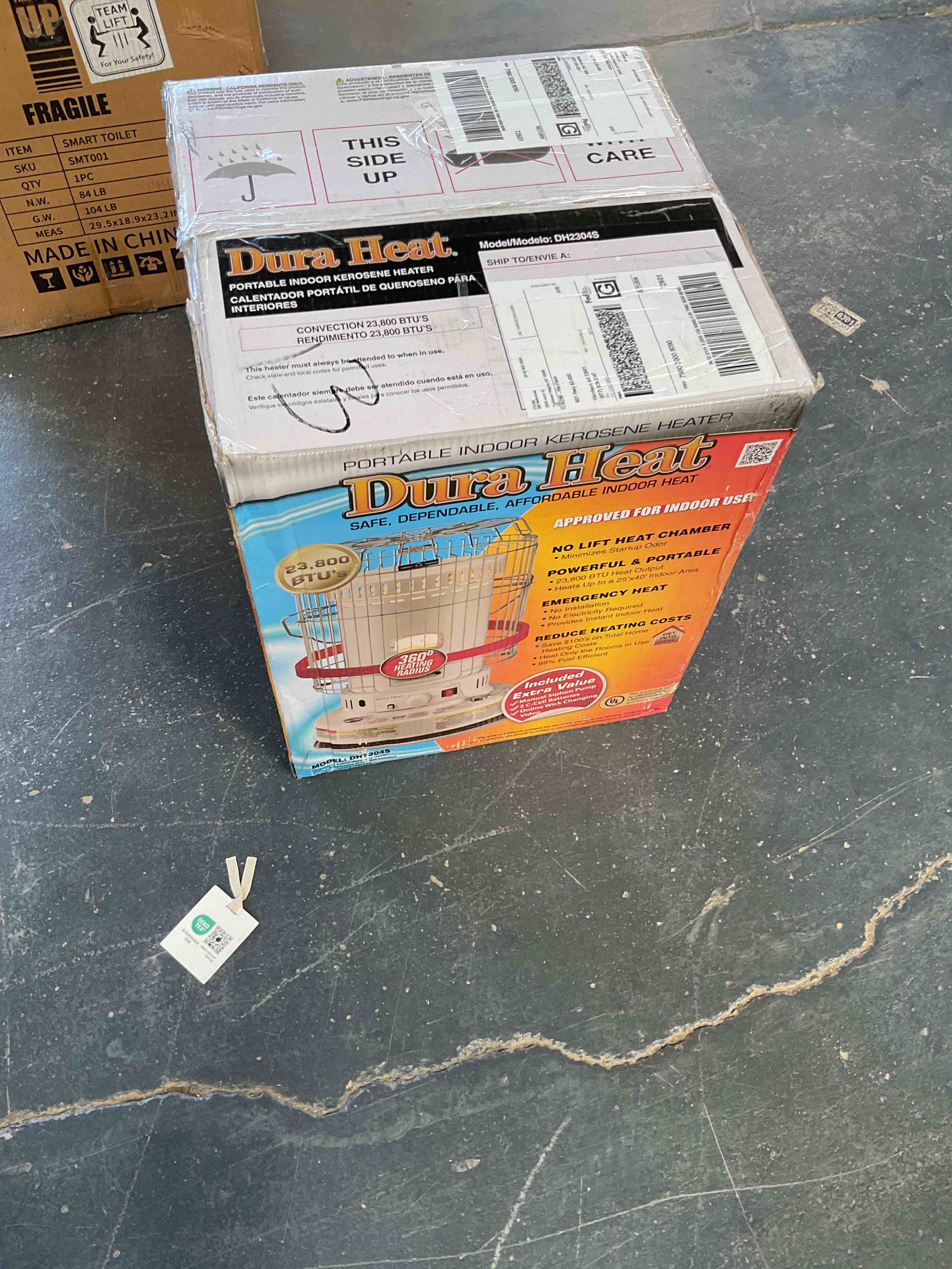 Condition photo showing Good Condition for dura heat portable indoor kerosene heater