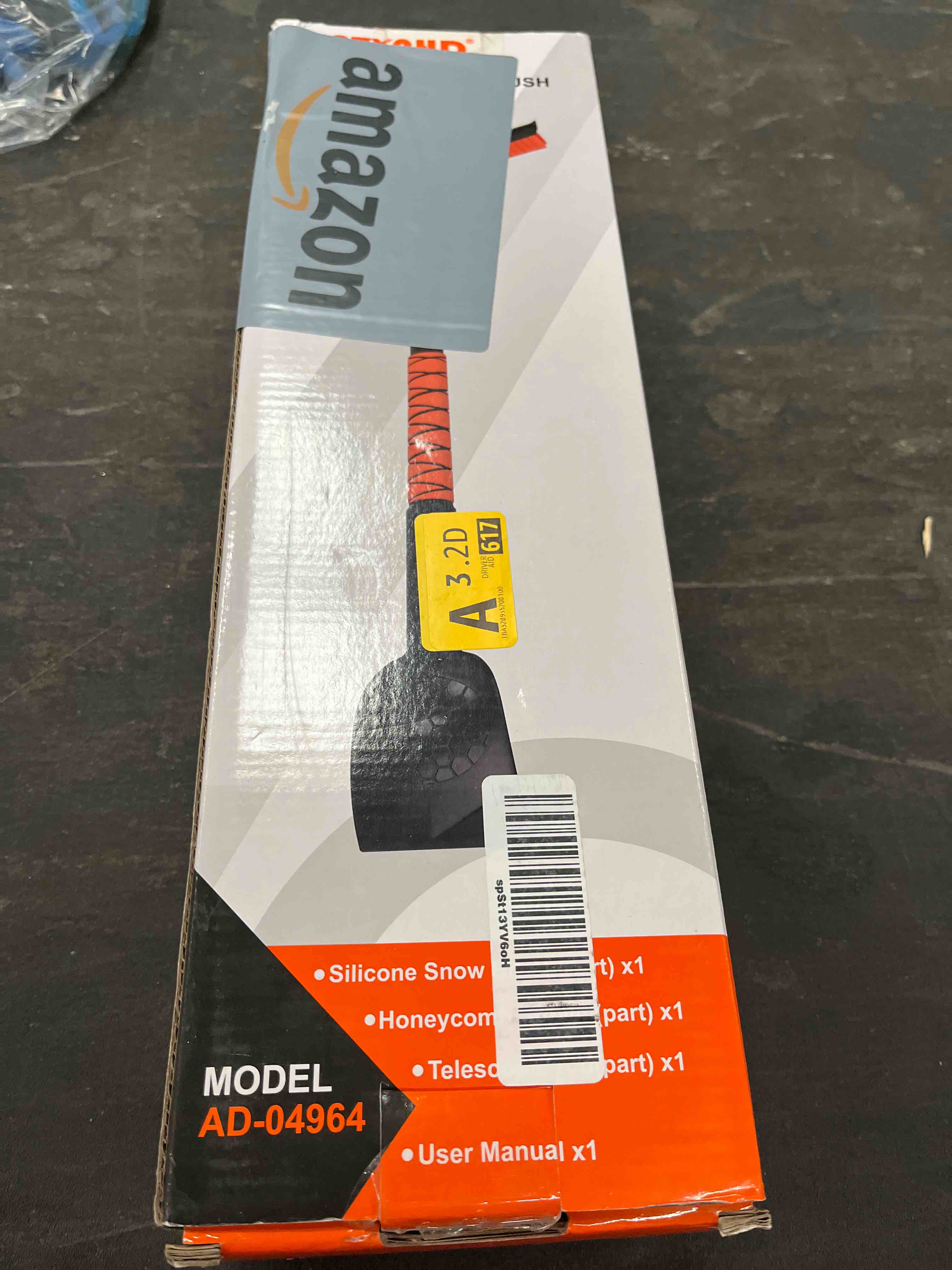 Condition photo showing Good Condition for eazy2hd 3 in 1 silicone snow brush with ice scrapers, 39.37" extendable window ice removal with squeegee for windshield, 360° pivoting brush head cleaner tool for car, truck, suv small silicone