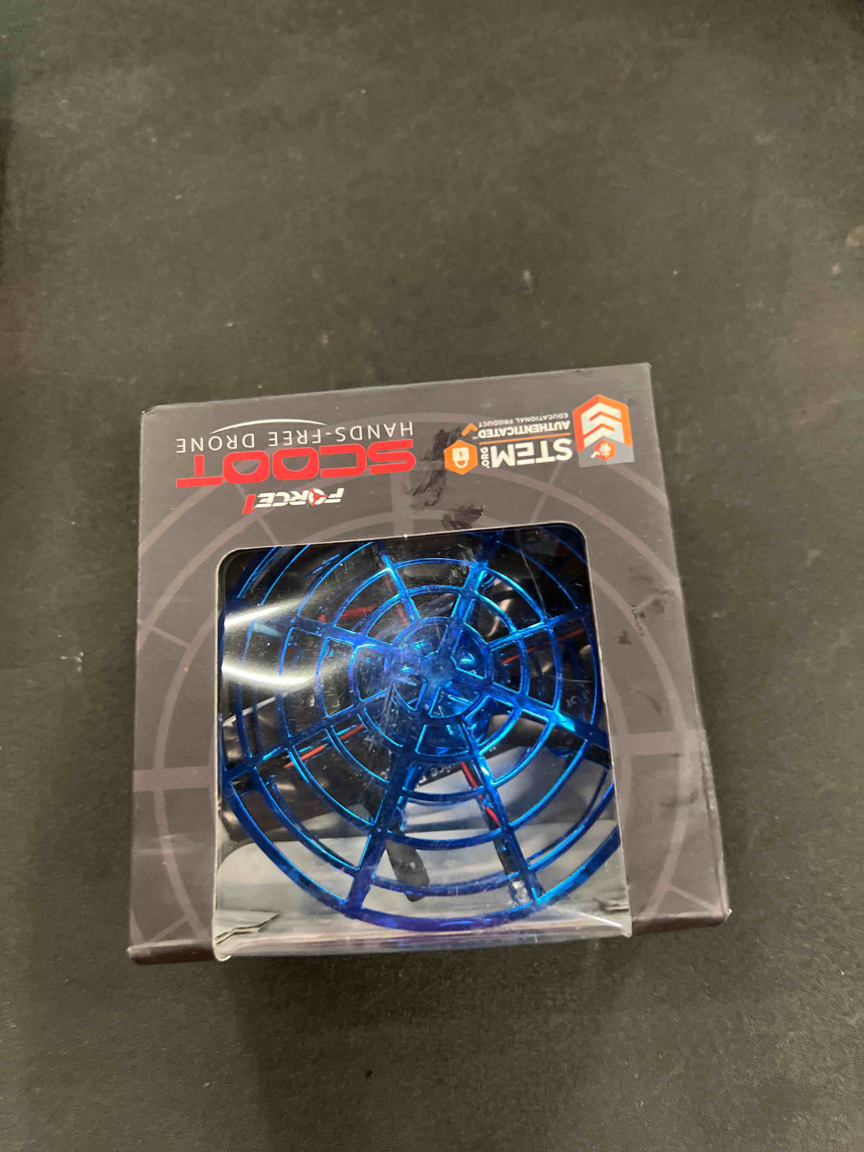 Condition photo showing Good Condition for force1 scoot hand operated drone for kids or adults - hands free motion sensor mini drones, easy led indoor rechargeable ufo toy flying orb ball drone toys for boys and girls (blue)