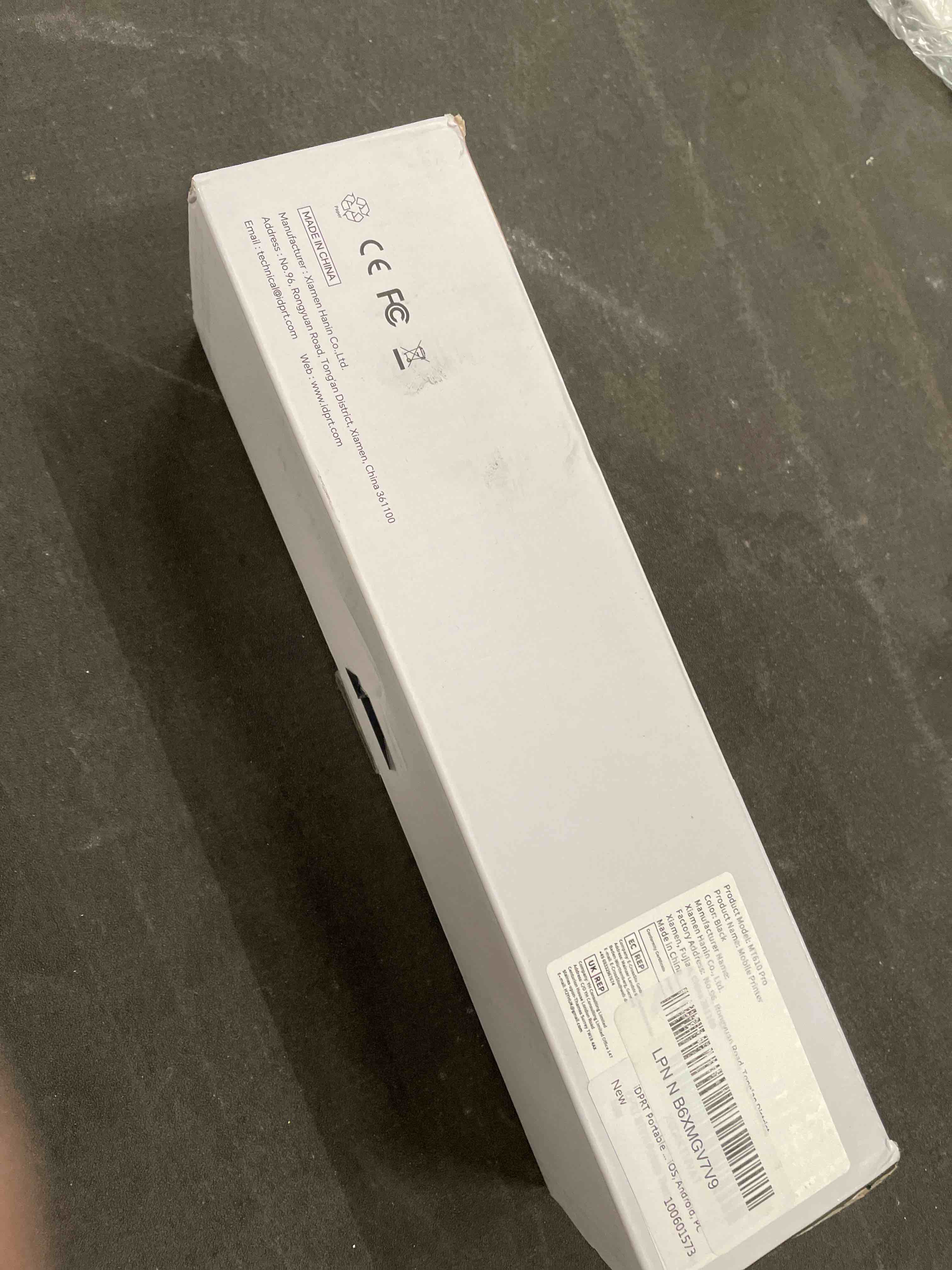 Condition photo showing Good Condition for idprt portable thermal printer, 300dpi inkless-bluetooth small mobile printers wireless for travel, office, vehicles, home use, supports 8.5" x 11" us letter, a4 a5, compatible with ios, android, pc black