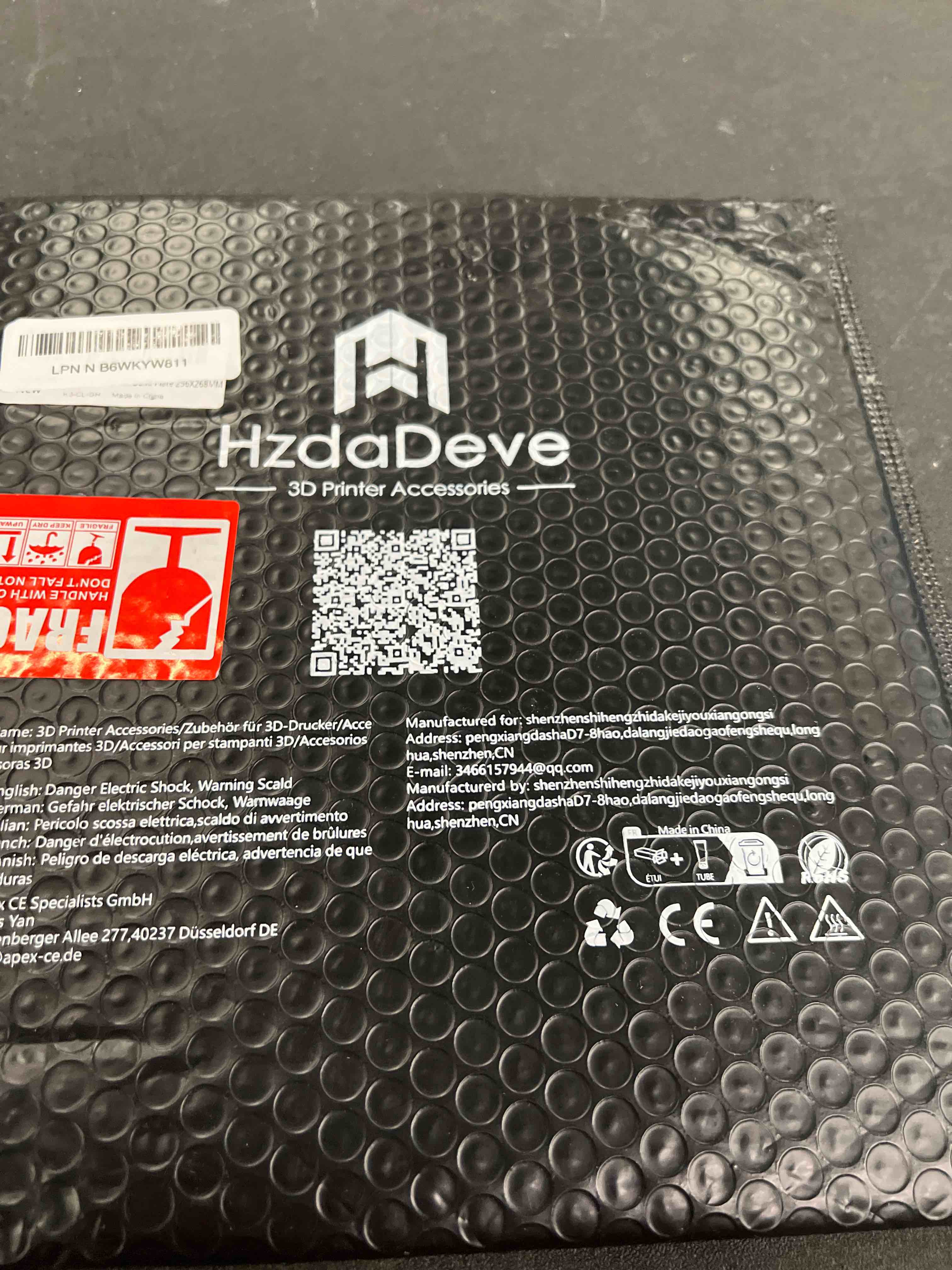 Condition photo showing Good Condition for upgraded cool plate for kobra 3 combo/kobra 3 v2 combo low temperature cold build plate 256x268mm double sided smooth board sheet bed pei platform for anycubic 3d printer (no heating/no glue) for kobra 3 combo smooth