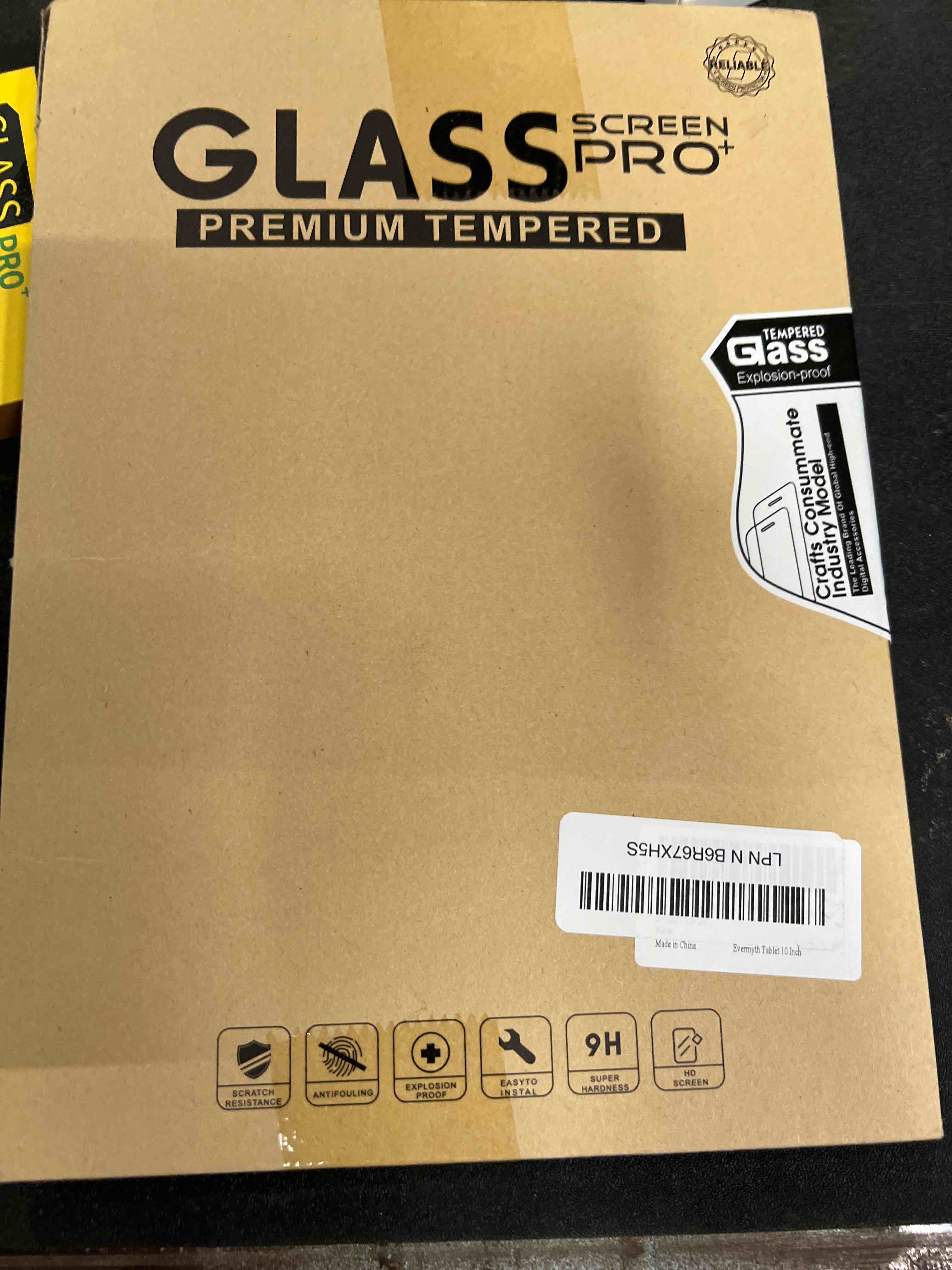 Condition photo showing Good Condition for 2pack screen protector for evermyth tablet 10 inch android 15 os gms certified tablets pc, 9h hardness tempered glass for evermyth tablet 10" 2025, scratch-resistant, hd screen protector