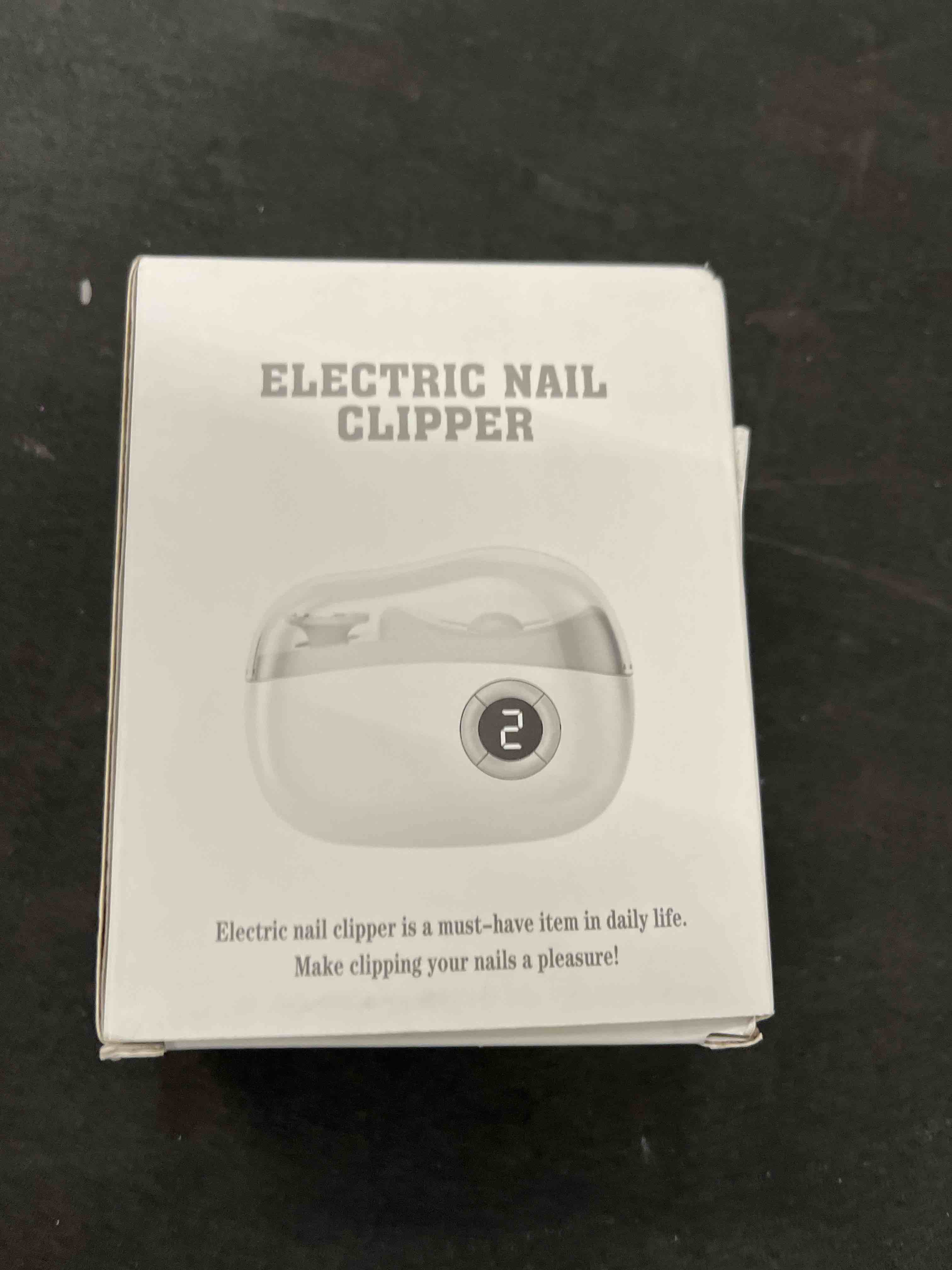 Upgraded Electric Nail Clippers for Seniors, Cordless Automatic Nail Trimmer with Adjustable Speed, 