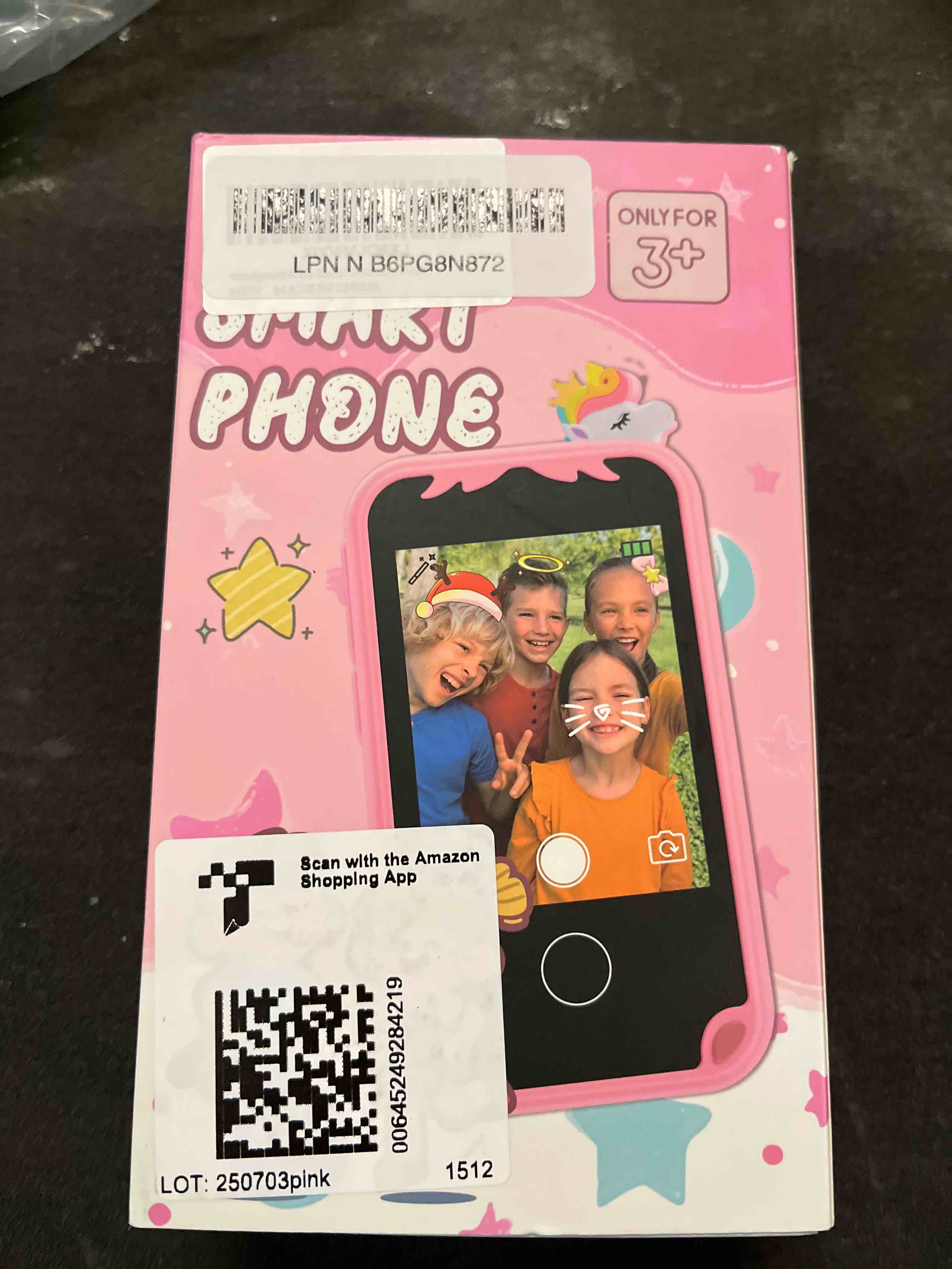 Condition photo showing Good Condition for kids phone for girl toys, christmas birthday gifts for age 3-10 year old girls boys toys, kids toddl
