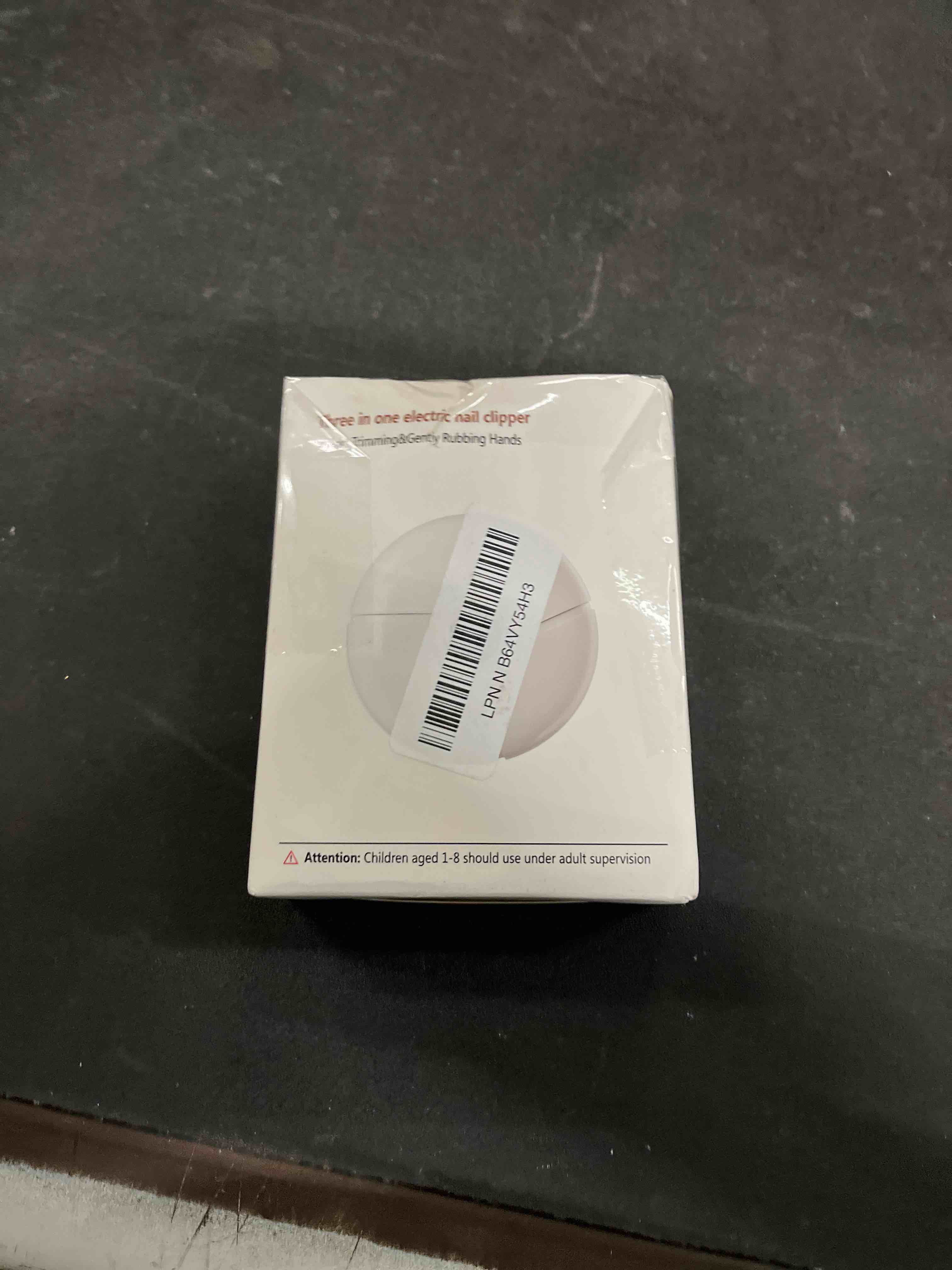 Condition photo showing Good Condition for electric nail clippers,3 in 1 electric polishing automatic nail clippers,2 adjustable speeds, automa