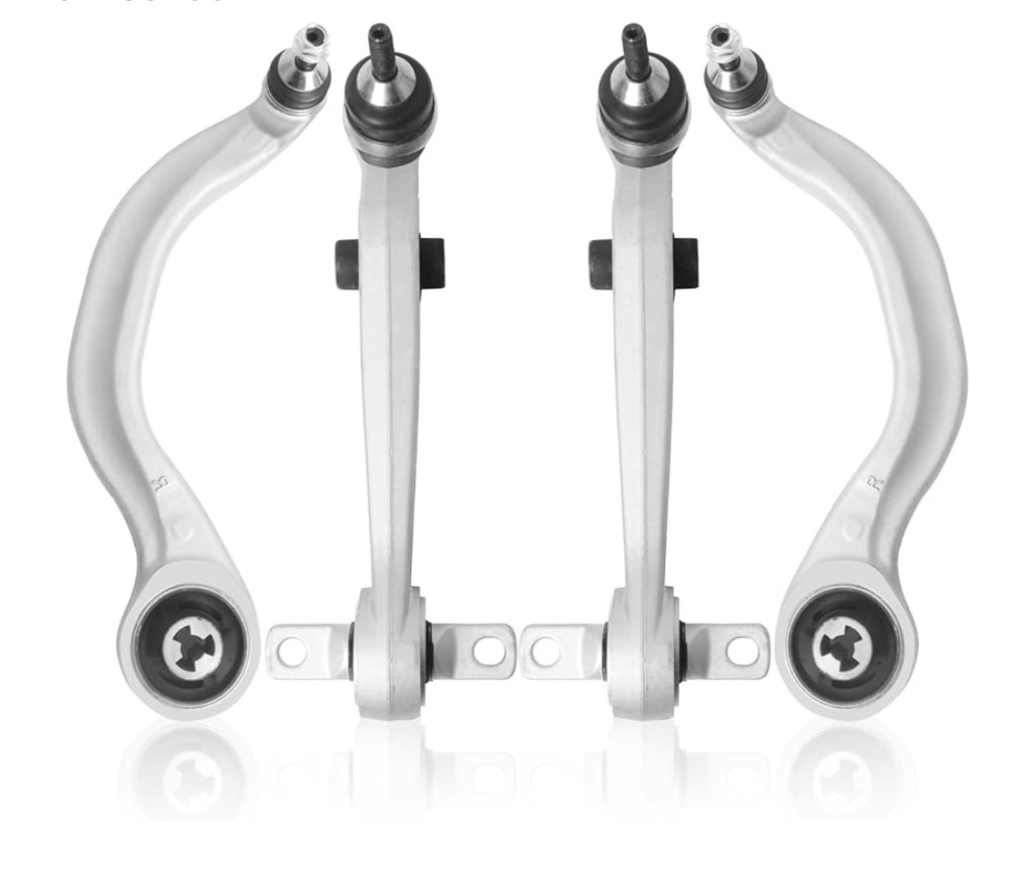 roneeson 4pcs front lower left right side suspension control arm with ball joint assembly for tesla 