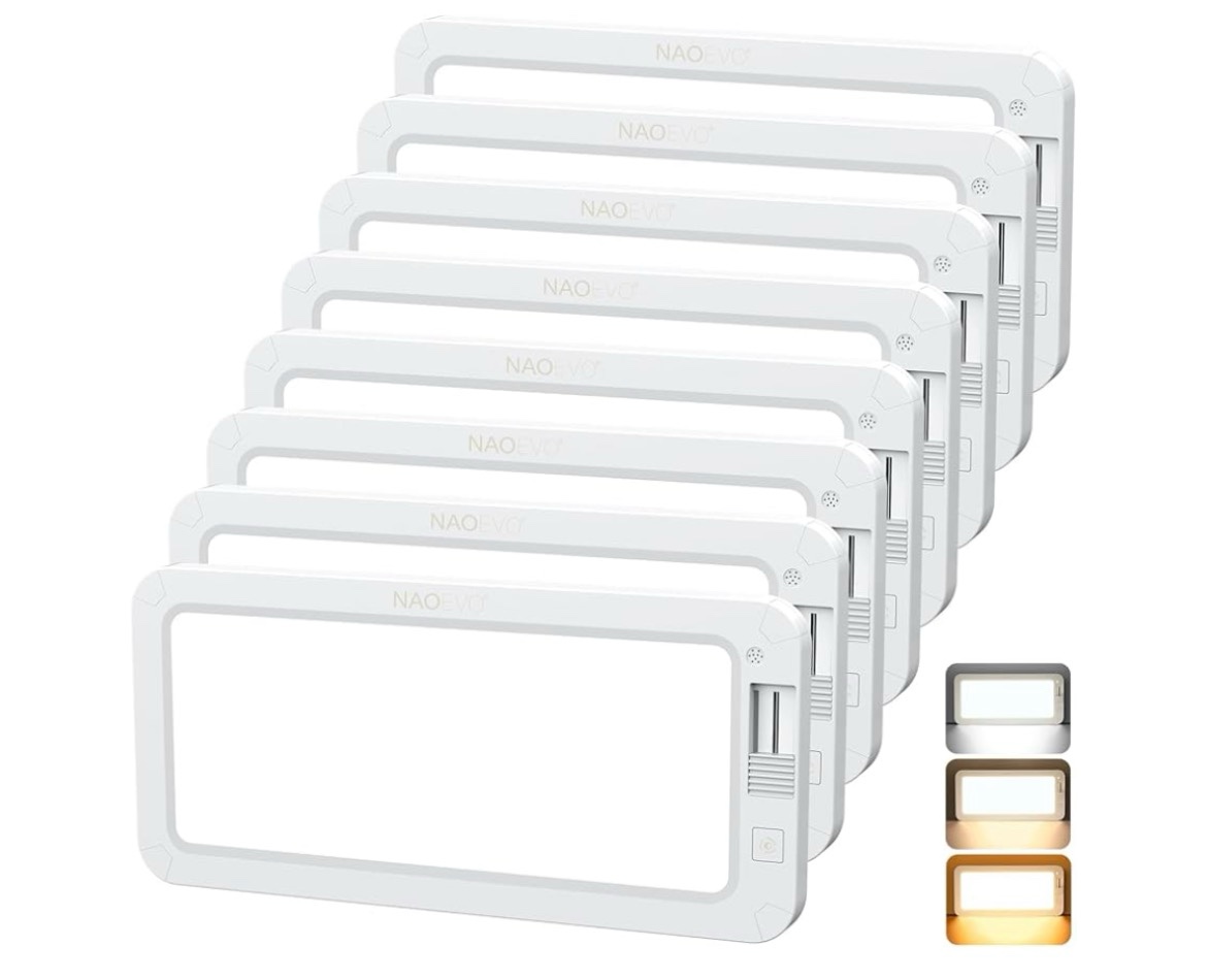 konpway 12v led lights for rv camper van trailer - 3w warm white 2800k 270 lumen low voltage recesse