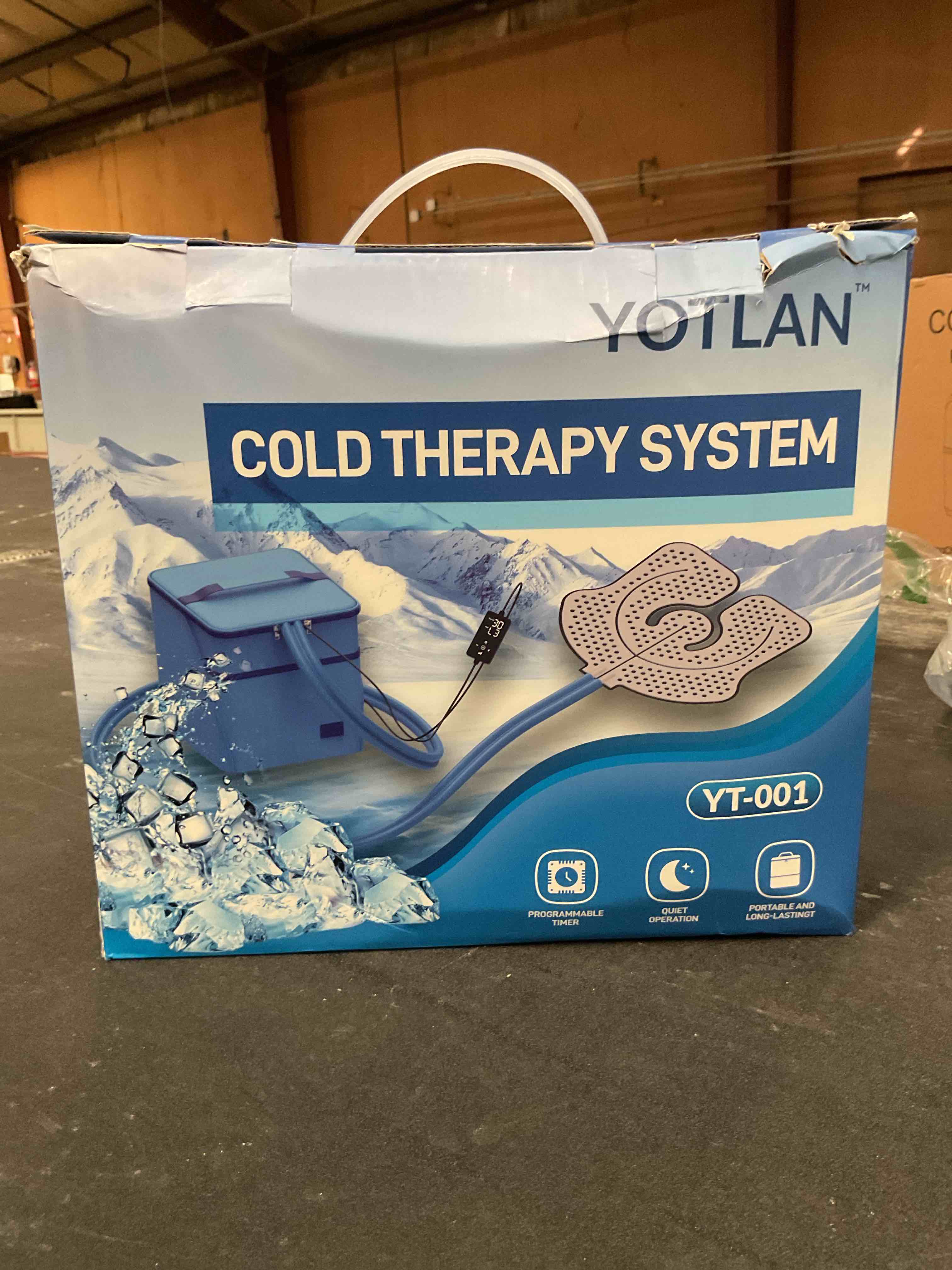 Condition photo showing Good Condition for cold therapy machine with programmable timer,usb powered portable,2025 new powerful pump, for knee replacement,pain relief,sports injuries,ace bandage style compression,pad for shoulder,hip,and ankle