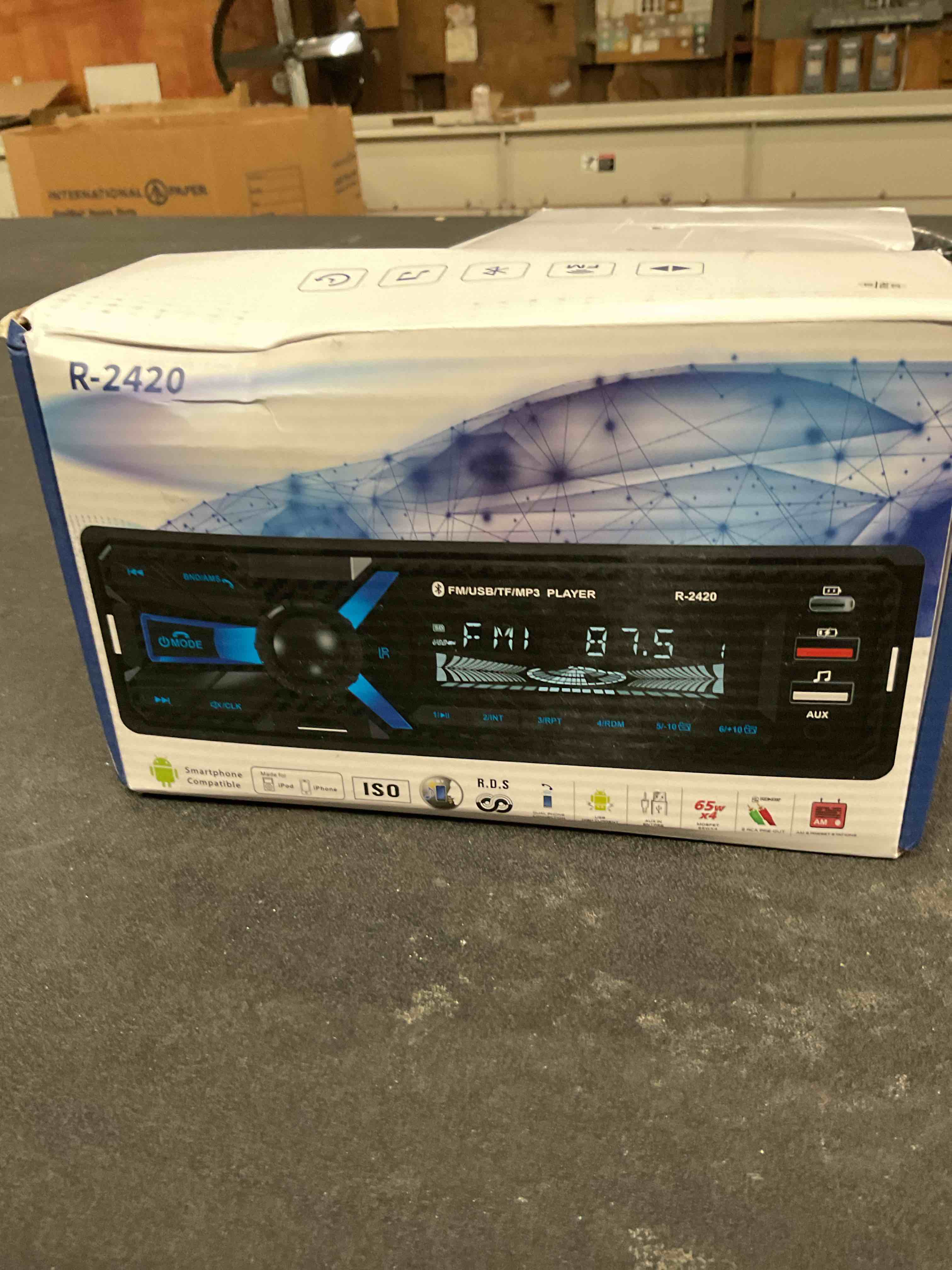 Condition photo showing Good Condition for car radio bluetooth with type-c port, wistrue fm/am single din car stereo radio with bluetooth hands-free system mp3 player/2 usb/aux/sd/dsp(no cd dvd player)