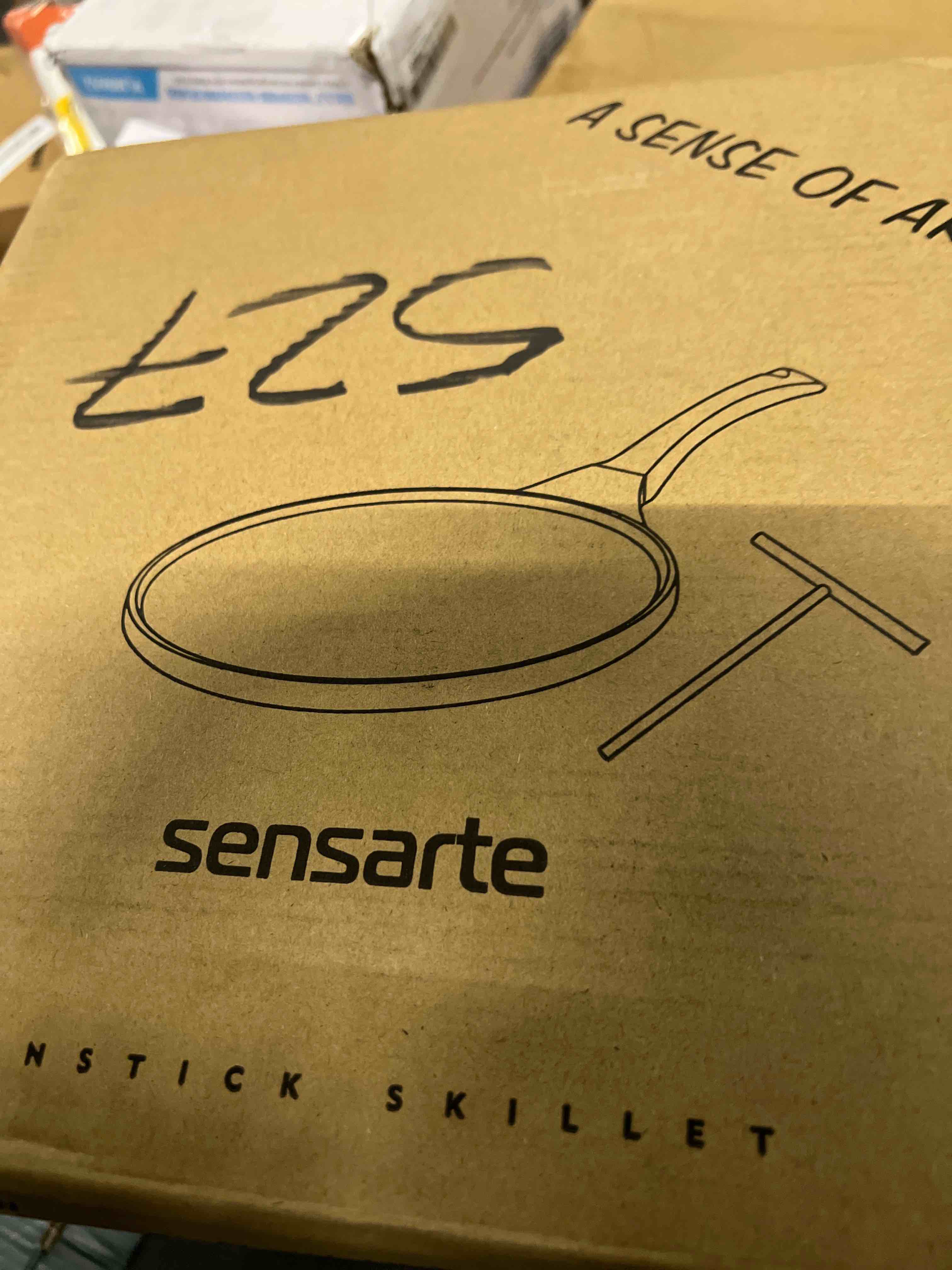 Condition photo showing Good Condition for sensarte nonstick crepe pan with spreader, 10-inch natural ceramic coating dosa pan pancake flat ski