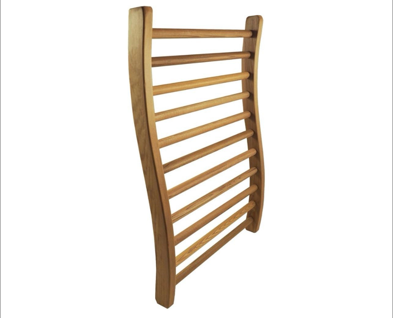 YUSENOVA Sauna Backrest Infrared Sauna Accessories Wooden Sauna Back Support with Anti-Slip Rubber S