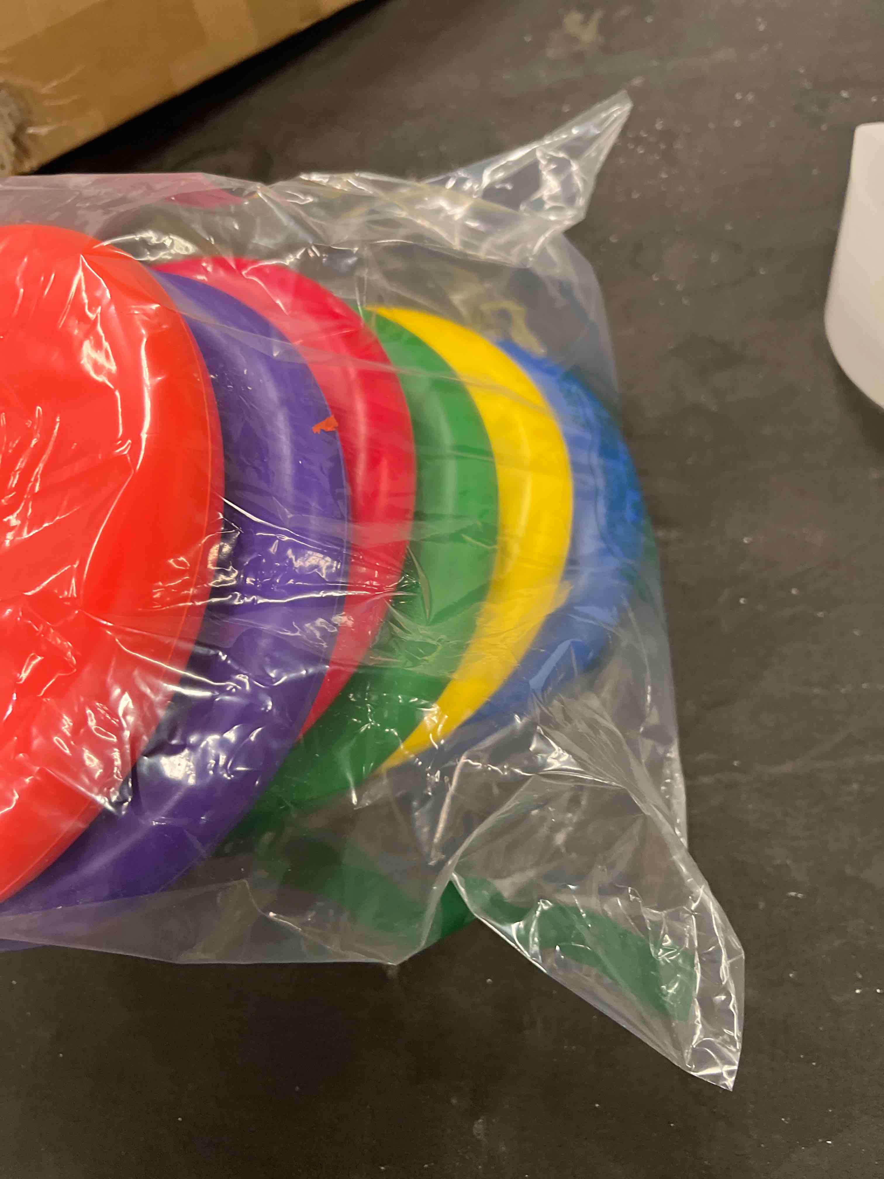 Condition photo showing Good Condition for s&s worldwide spectrum™ foam discs set of 6-8-1/4" diameter - vibrant colors for fun play