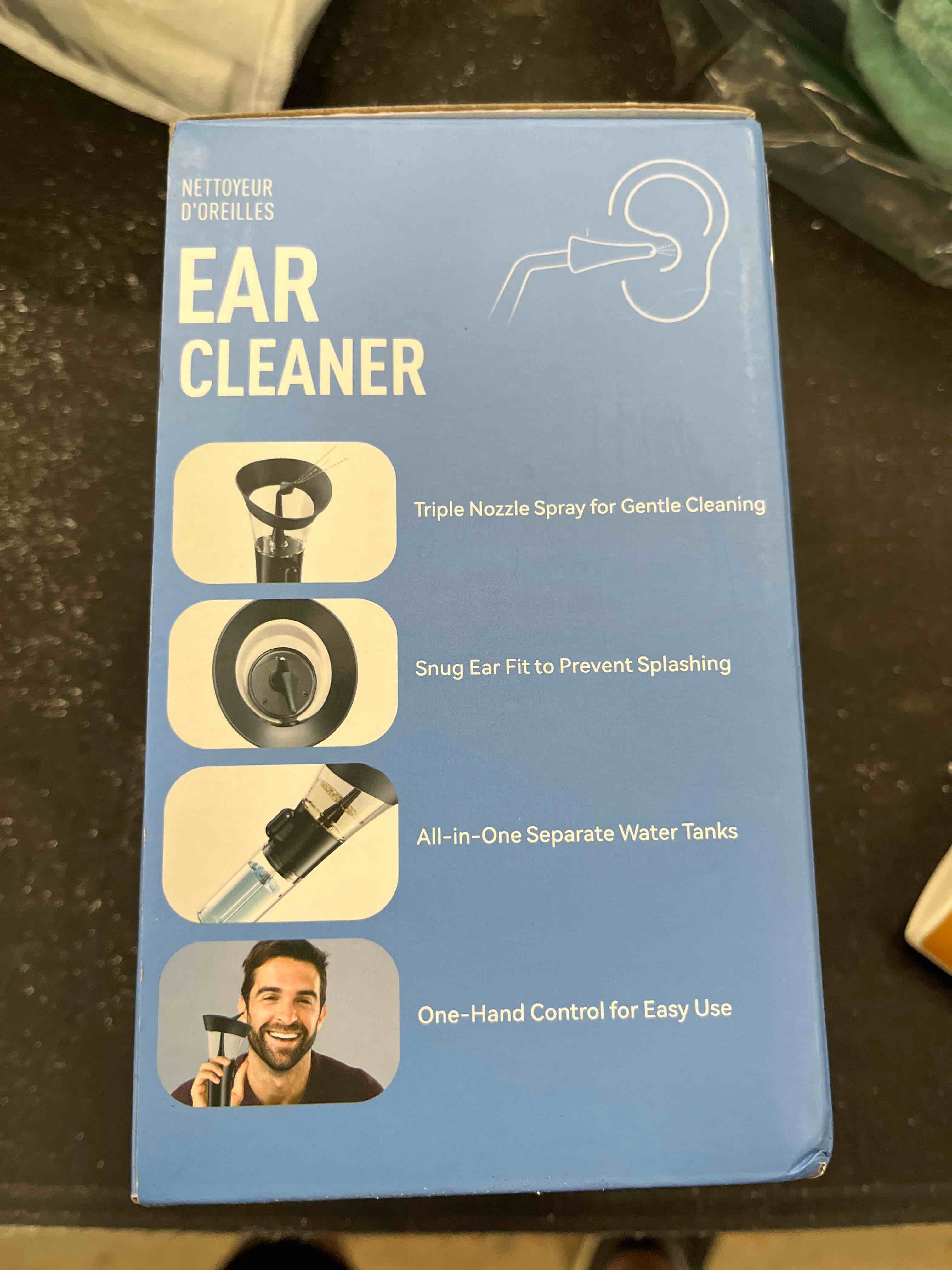 Condition photo showing Good Condition for manual ear wax cleaner – safe, comfortable & easy to use seamless one-hand operation, black