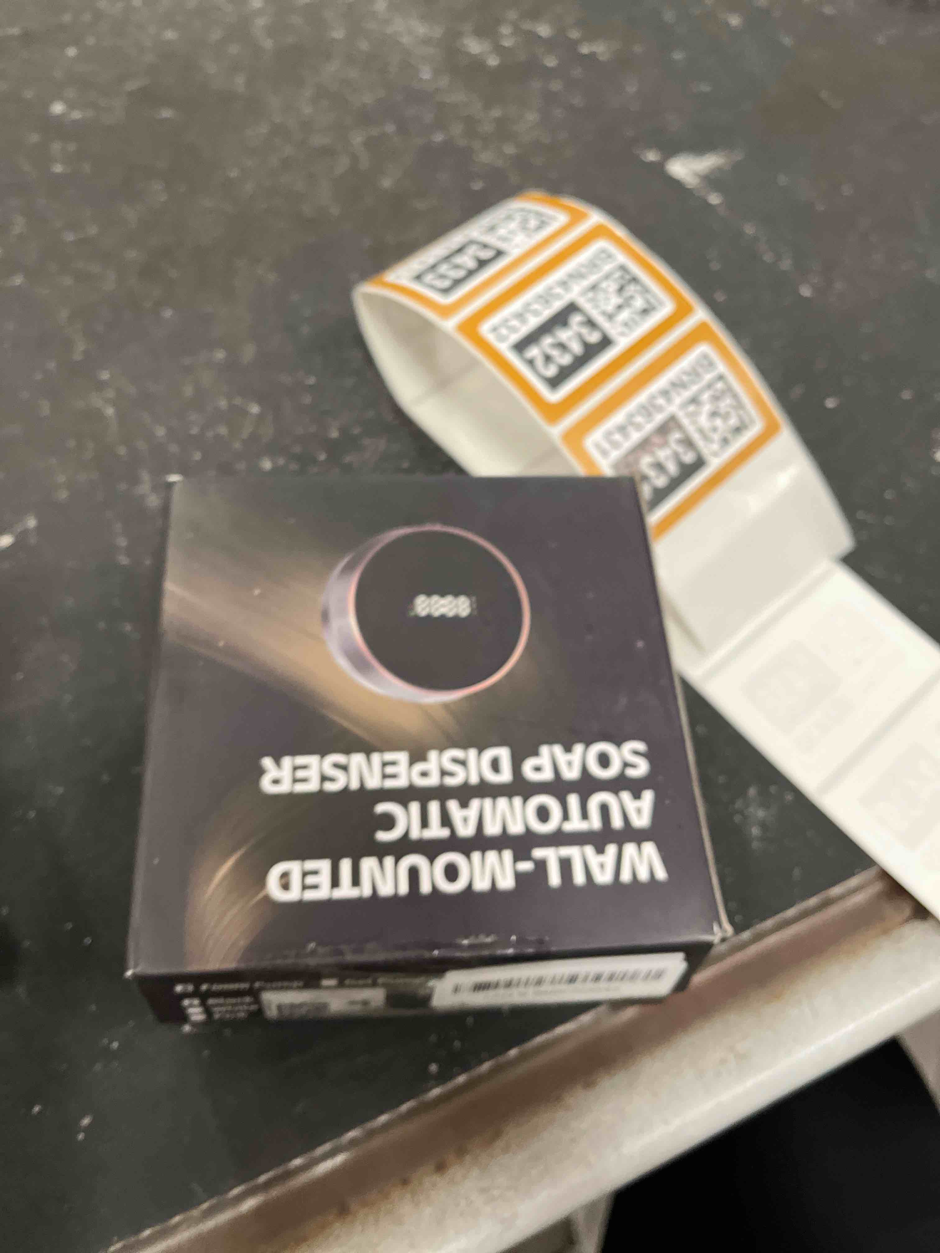 Condition photo showing Good Condition for automatic soap dispenser foam bathroom: wall mount rechargeable touchless adjustable auto smart electric plastic black foaming soap dispenser with clock - kitchen - hand dish lotion couple kids foam black