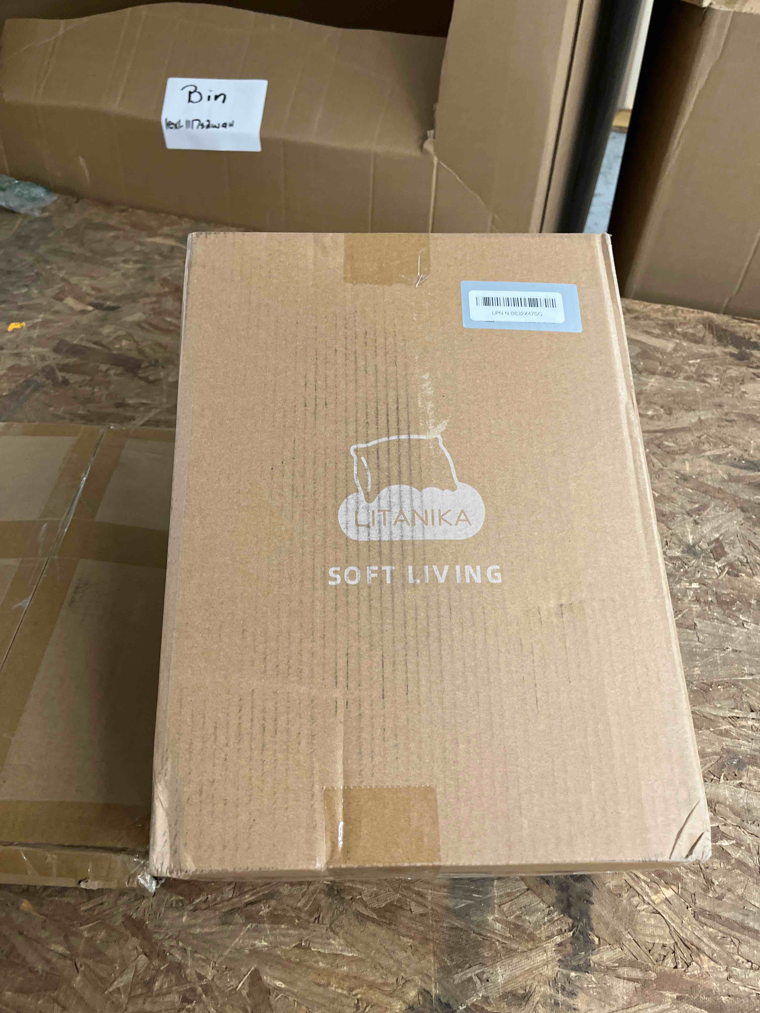 Condition photo showing Good Condition for litanika comforters queen size set oatmeal - 7 pieces bed in a bag queen bedding comforter sets, plain lightweight bed set with comforter, sheets, pillowcases & shams dark oatmeal queen (90"x90")